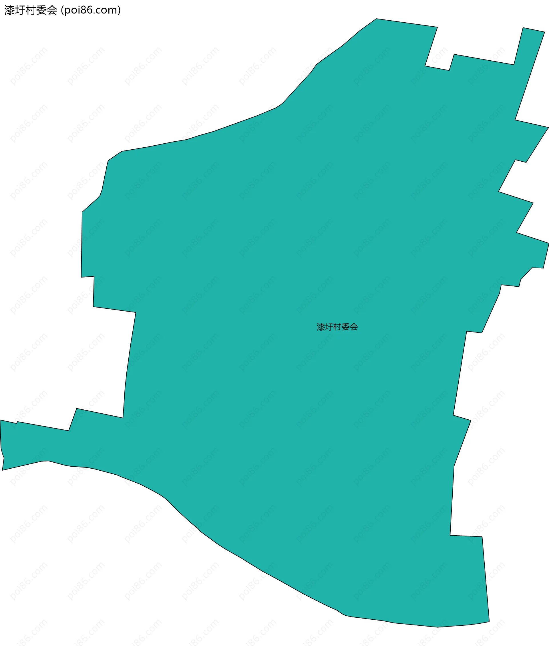 漆圩村委会边界地图