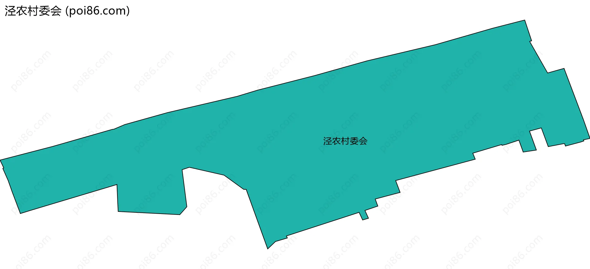 泾农村委会边界地图