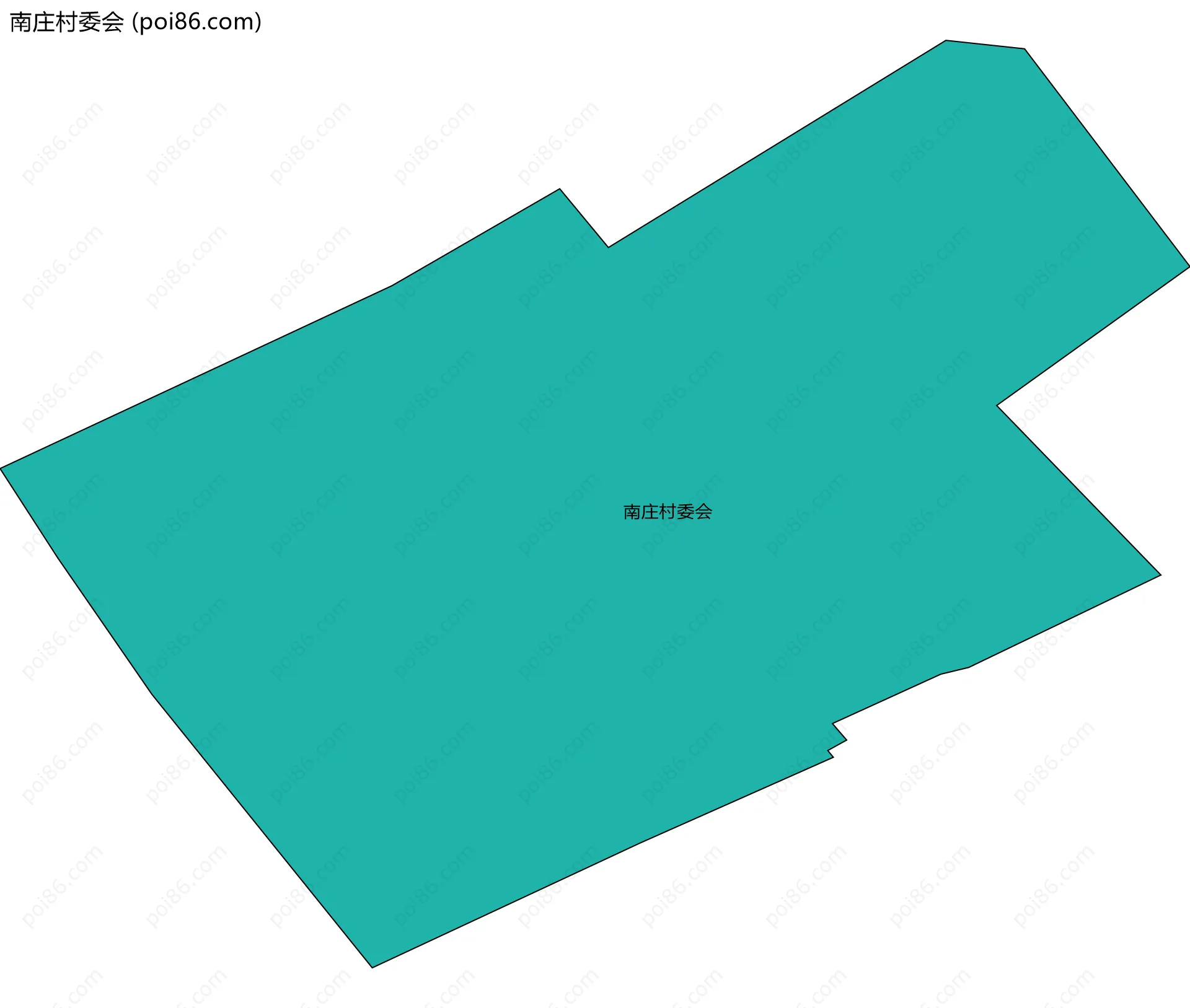 南庄村委会边界地图