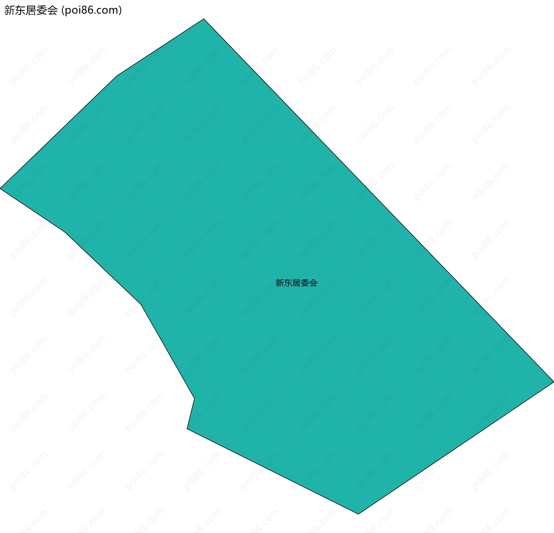 新东居委会边界地图