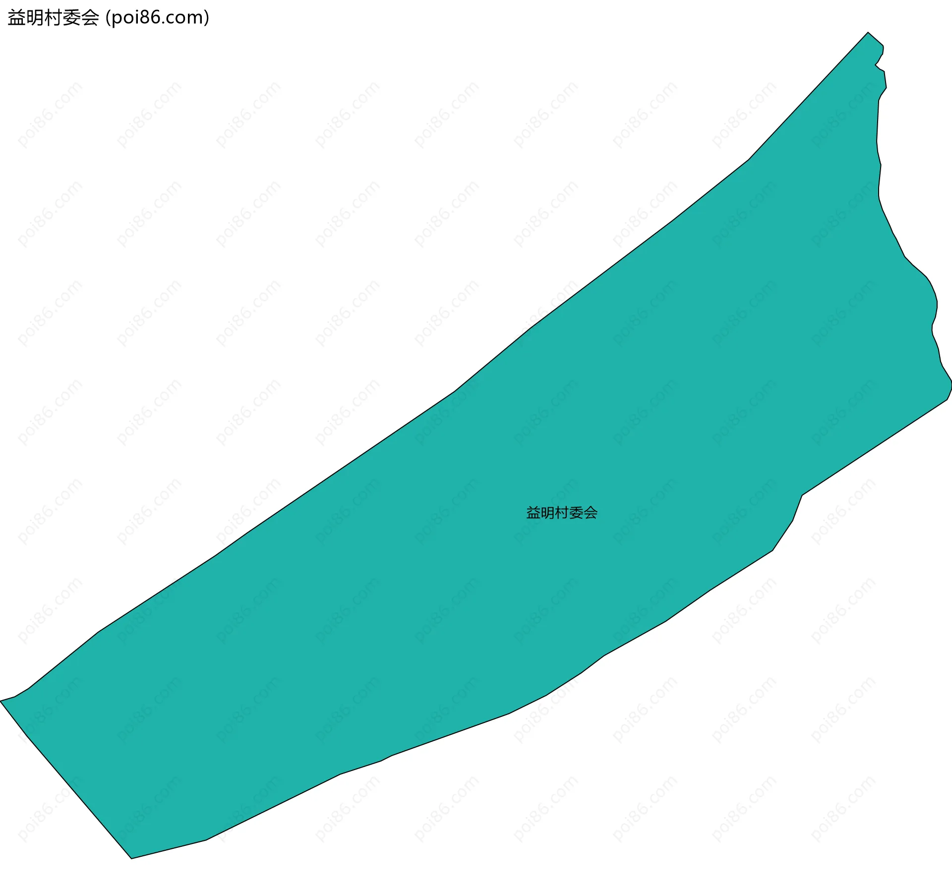 益明村委会边界地图