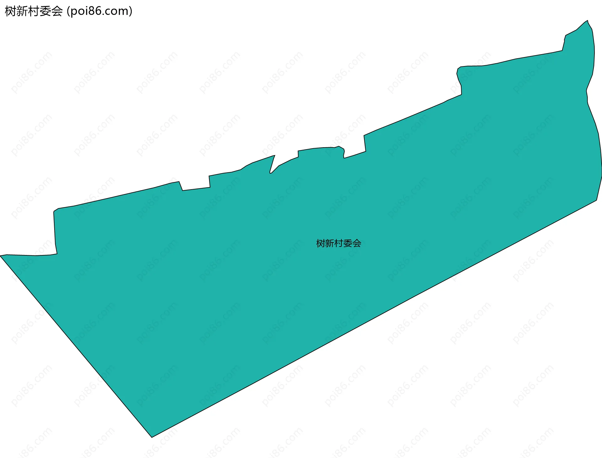 树新村委会边界地图