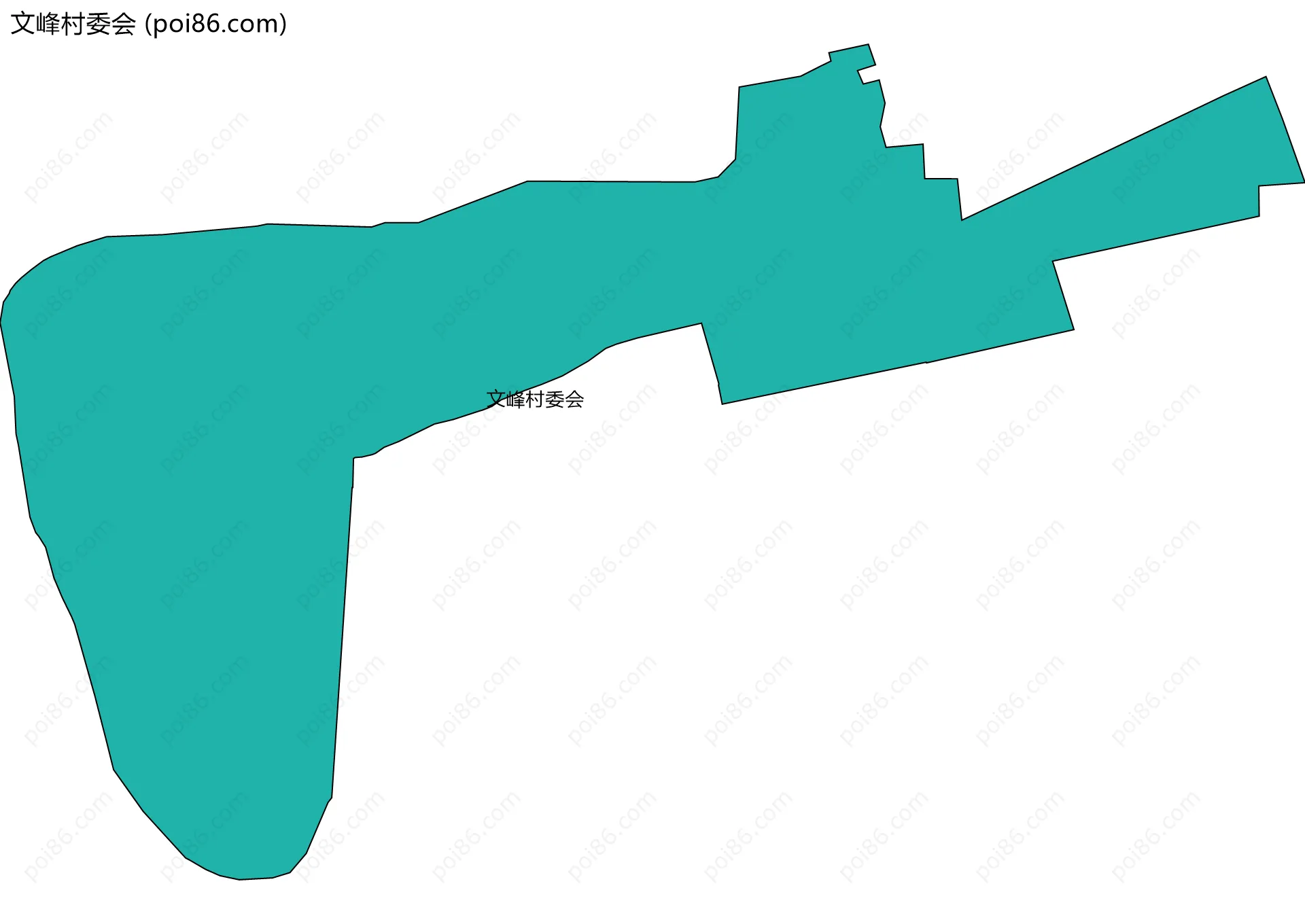 文峰村委会边界地图