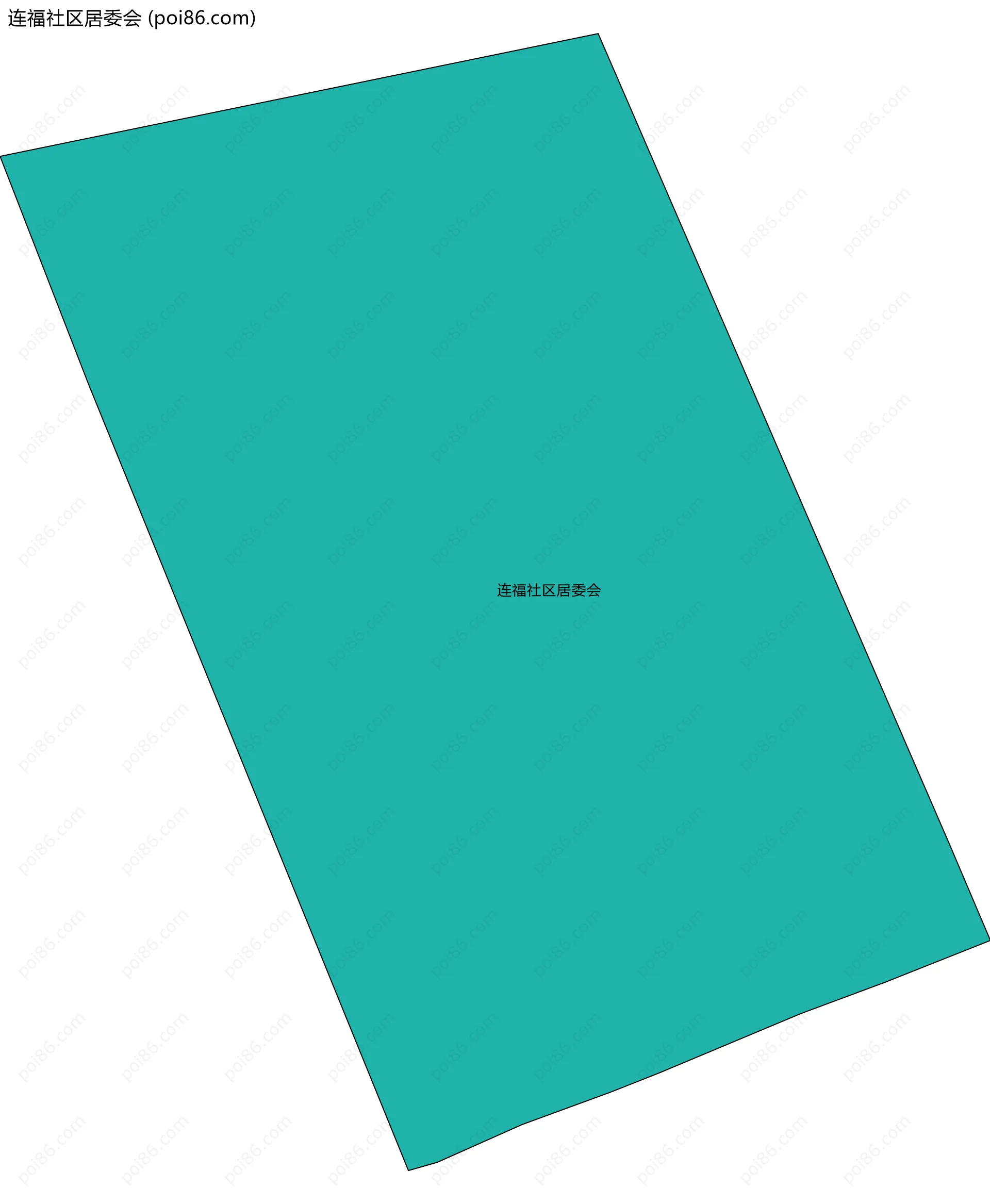 连福社区居委会边界地图