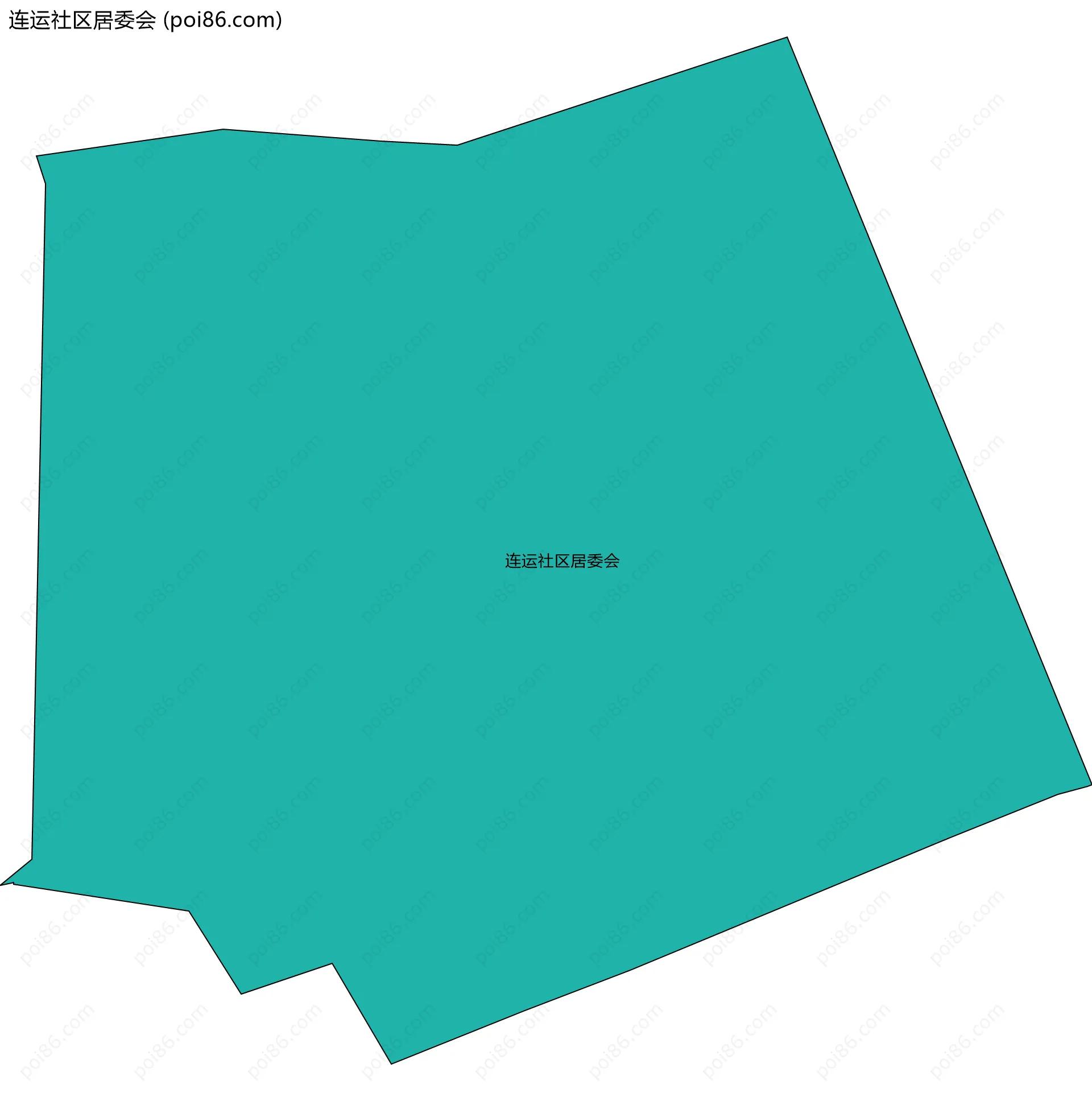 连运社区居委会边界地图