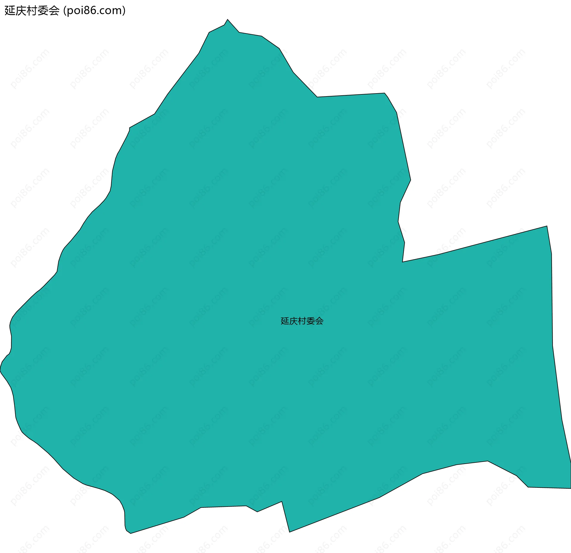 延庆村委会边界地图