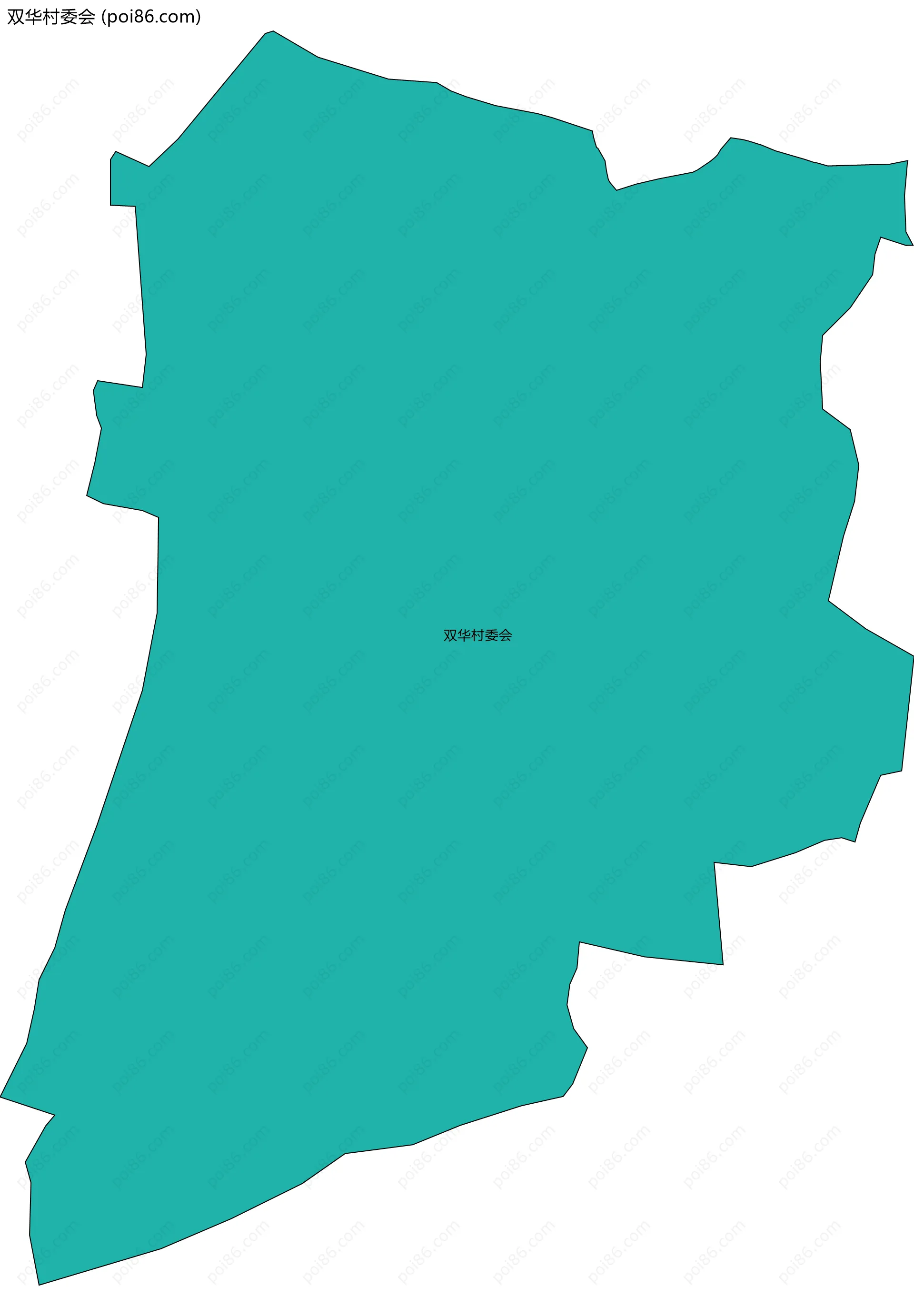 双华村委会边界地图