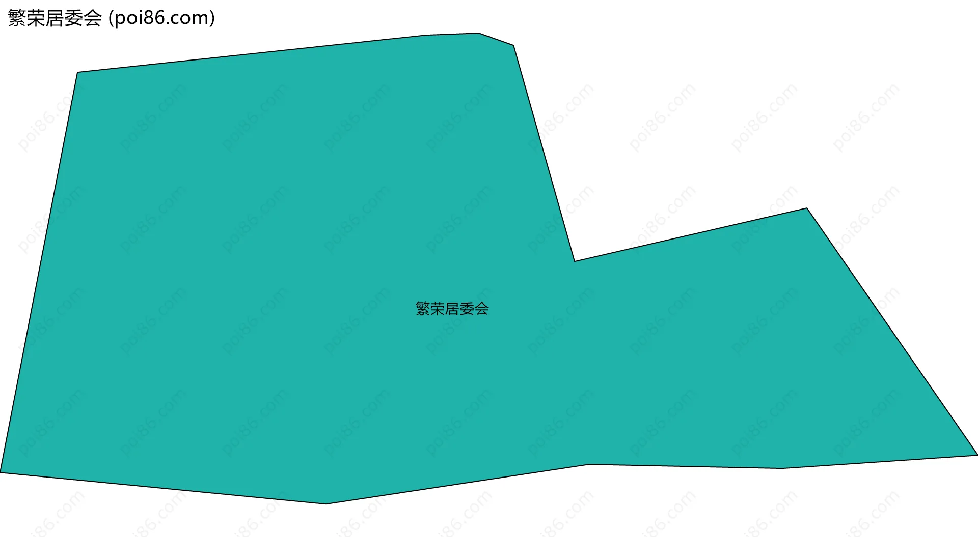 繁荣居委会边界地图