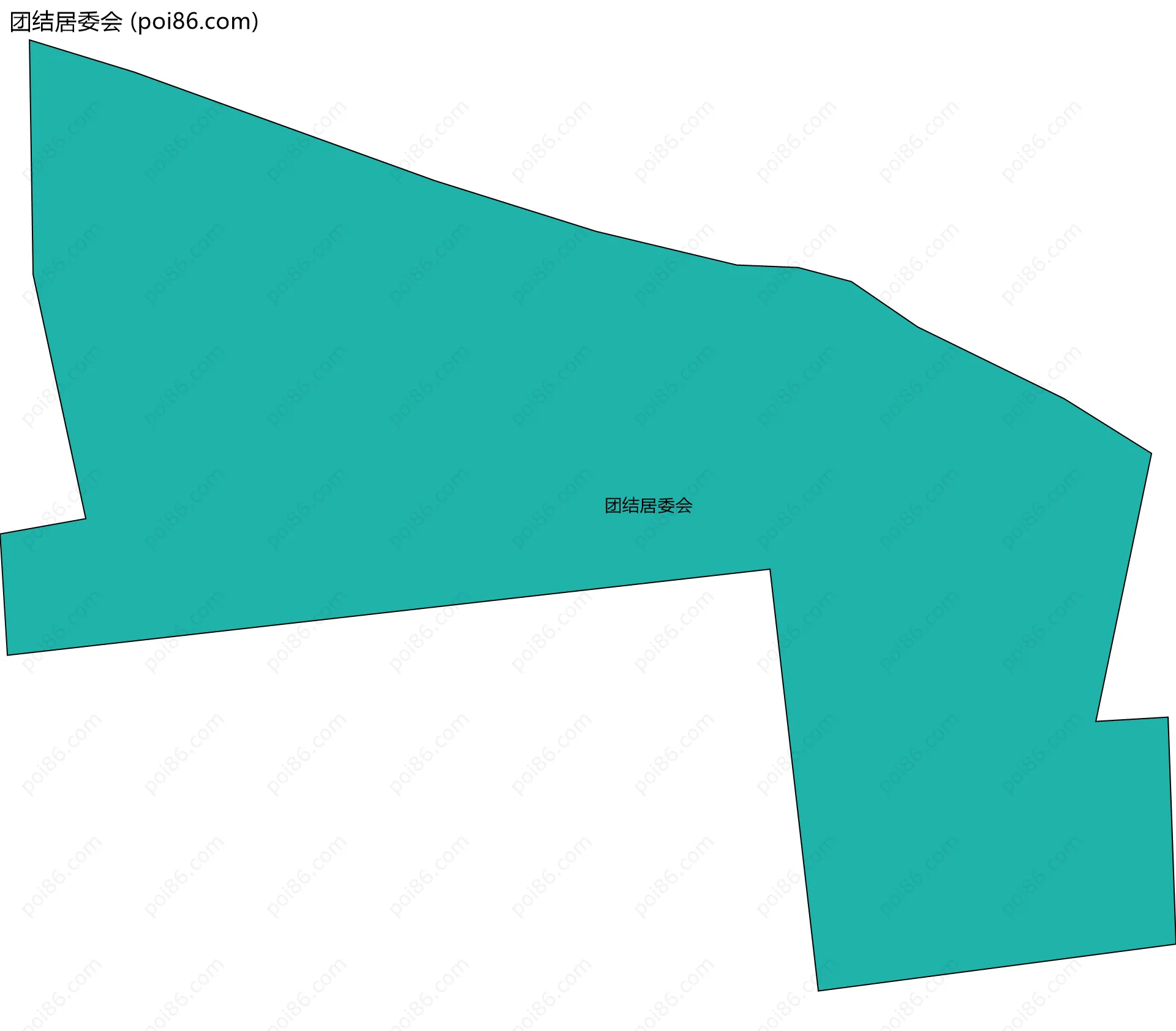 团结居委会边界地图