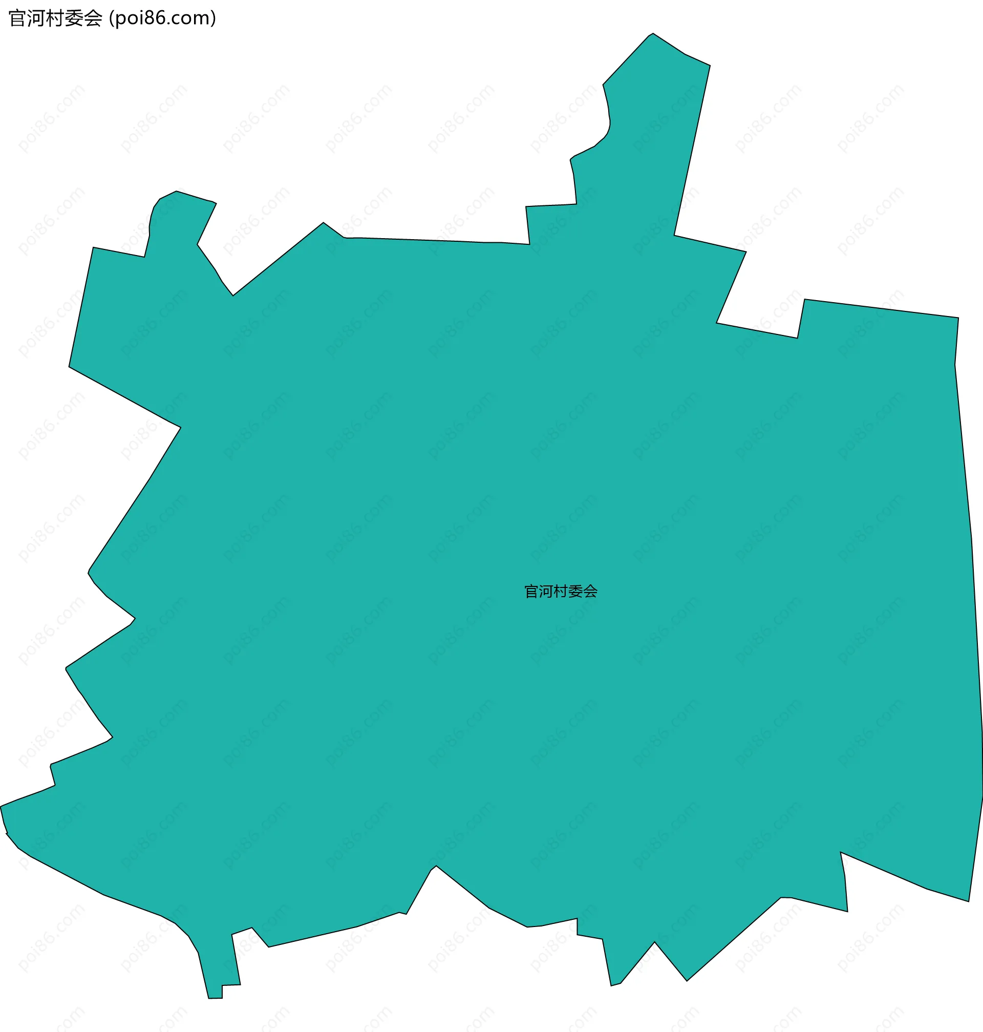 官河村委会边界地图