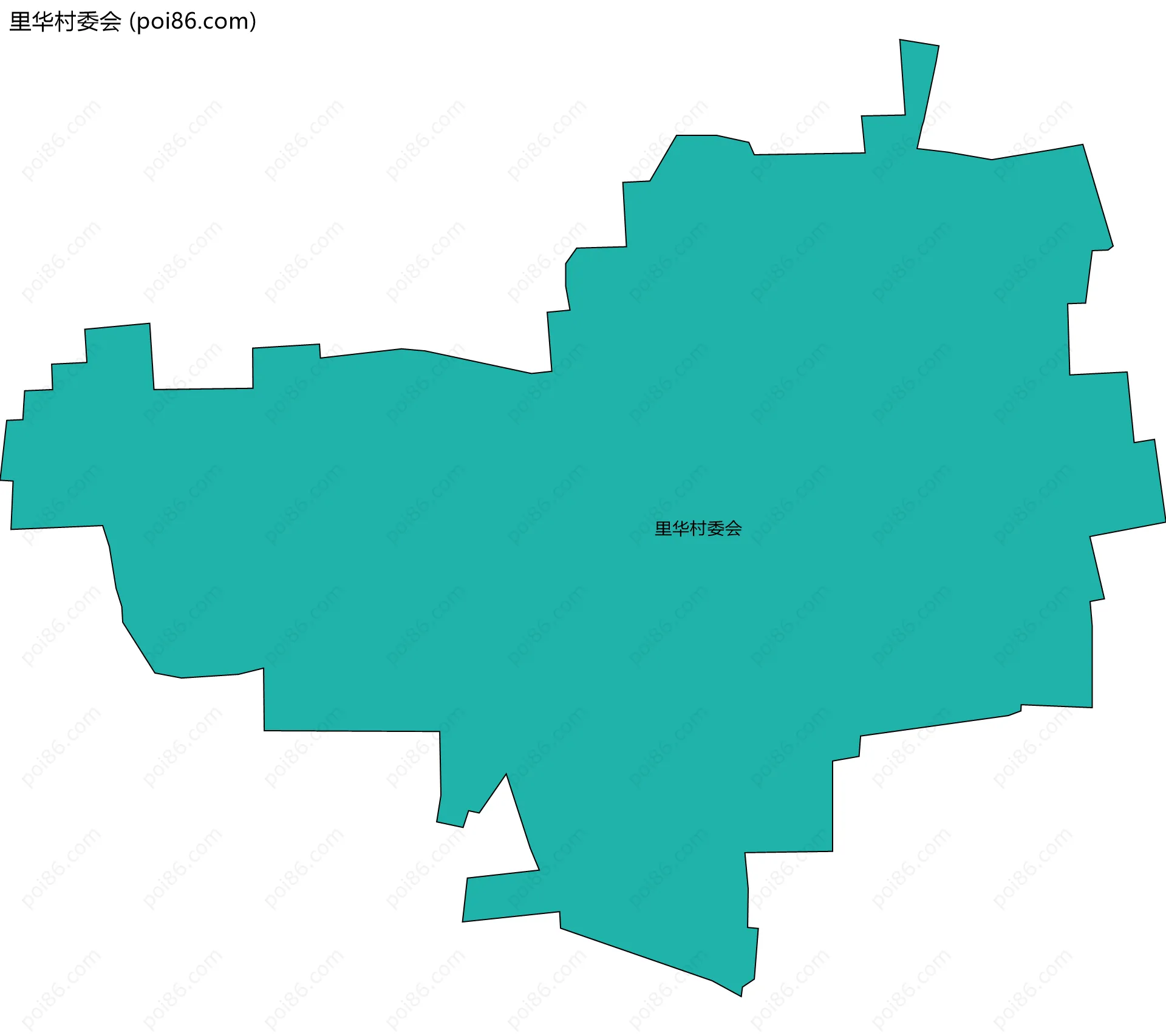 里华村委会边界地图