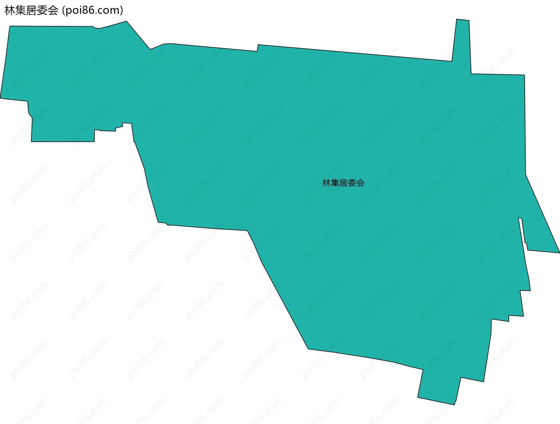 林集居委会边界地图