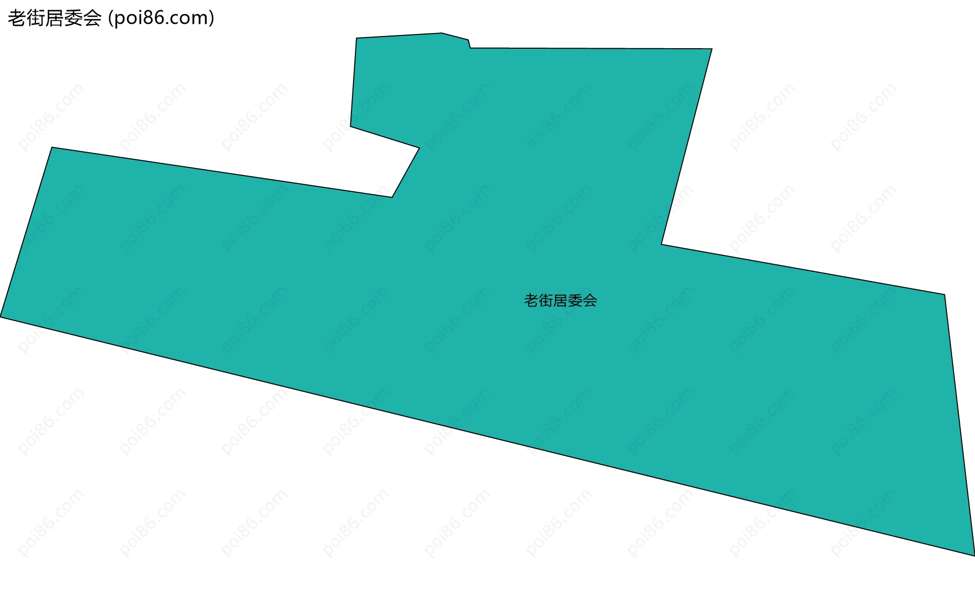 老街居委会边界地图