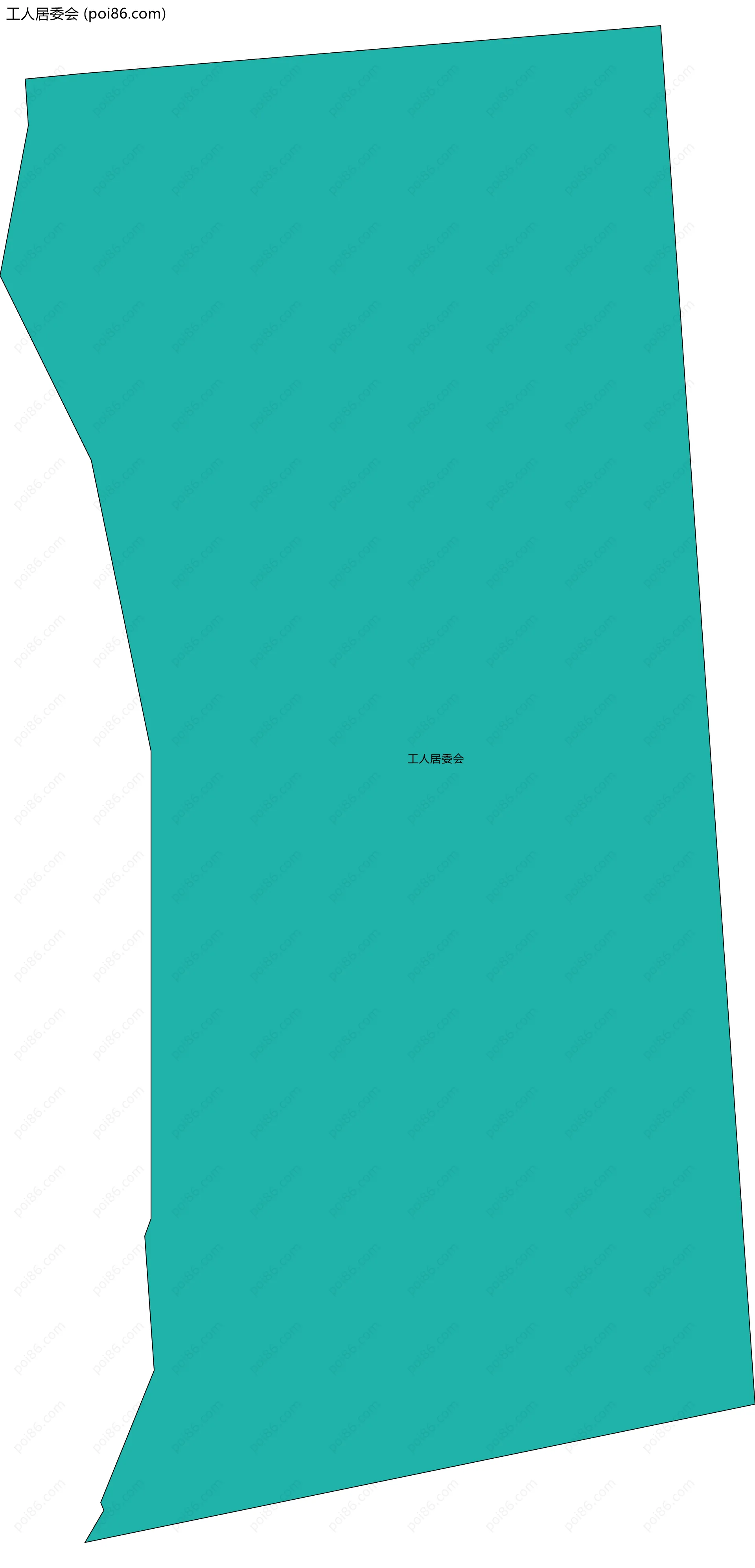 工人居委会边界地图