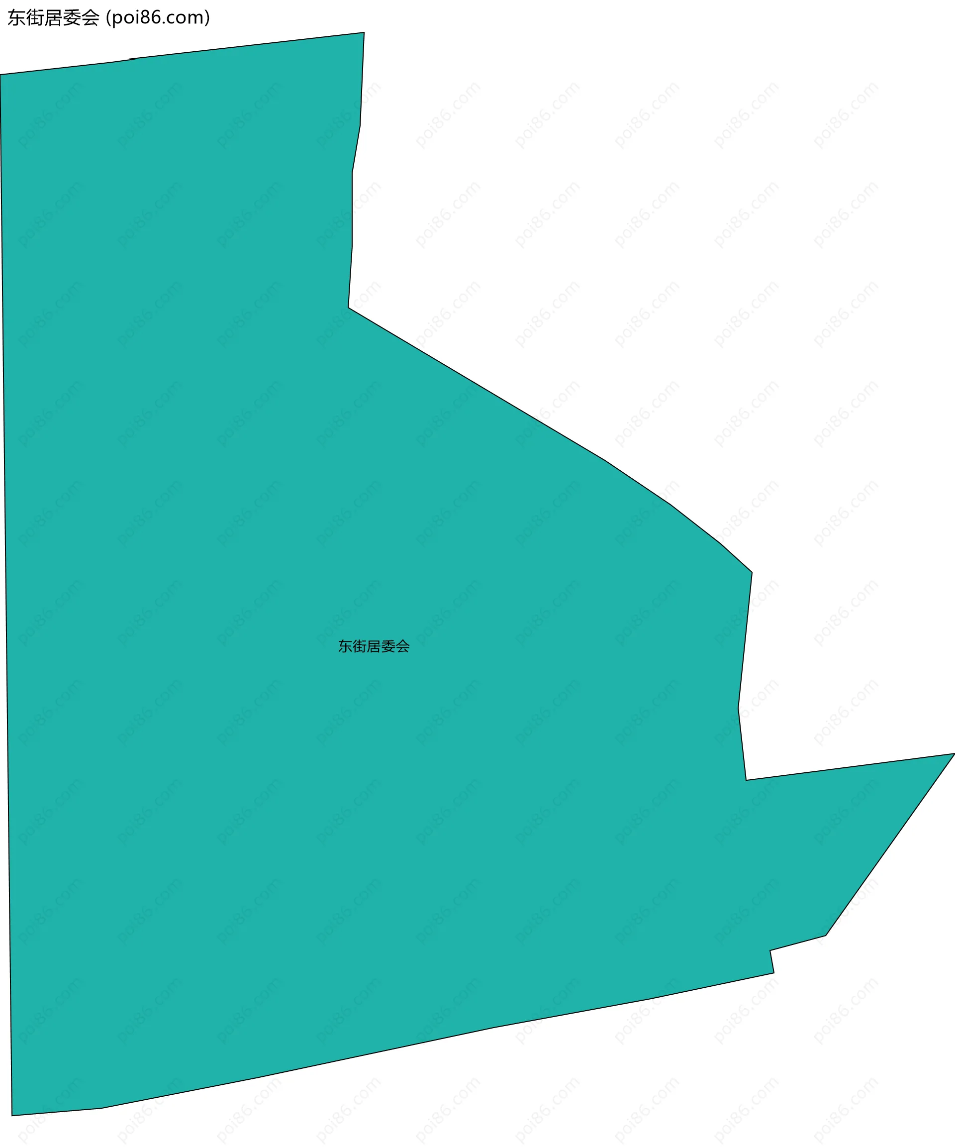 东街居委会边界地图