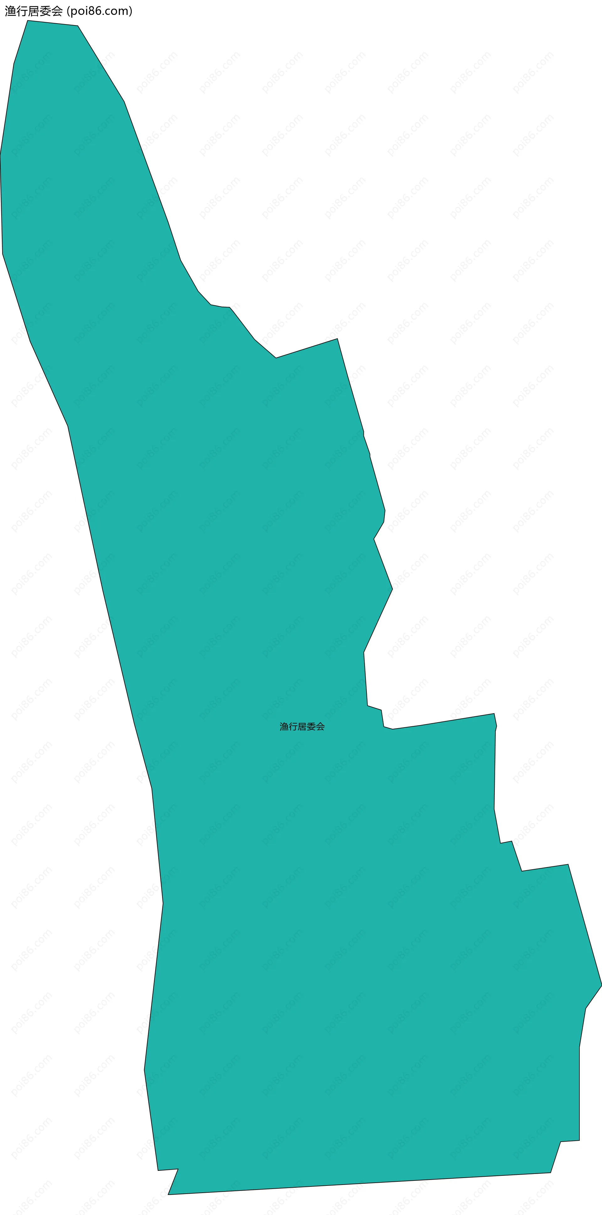 渔行居委会边界地图