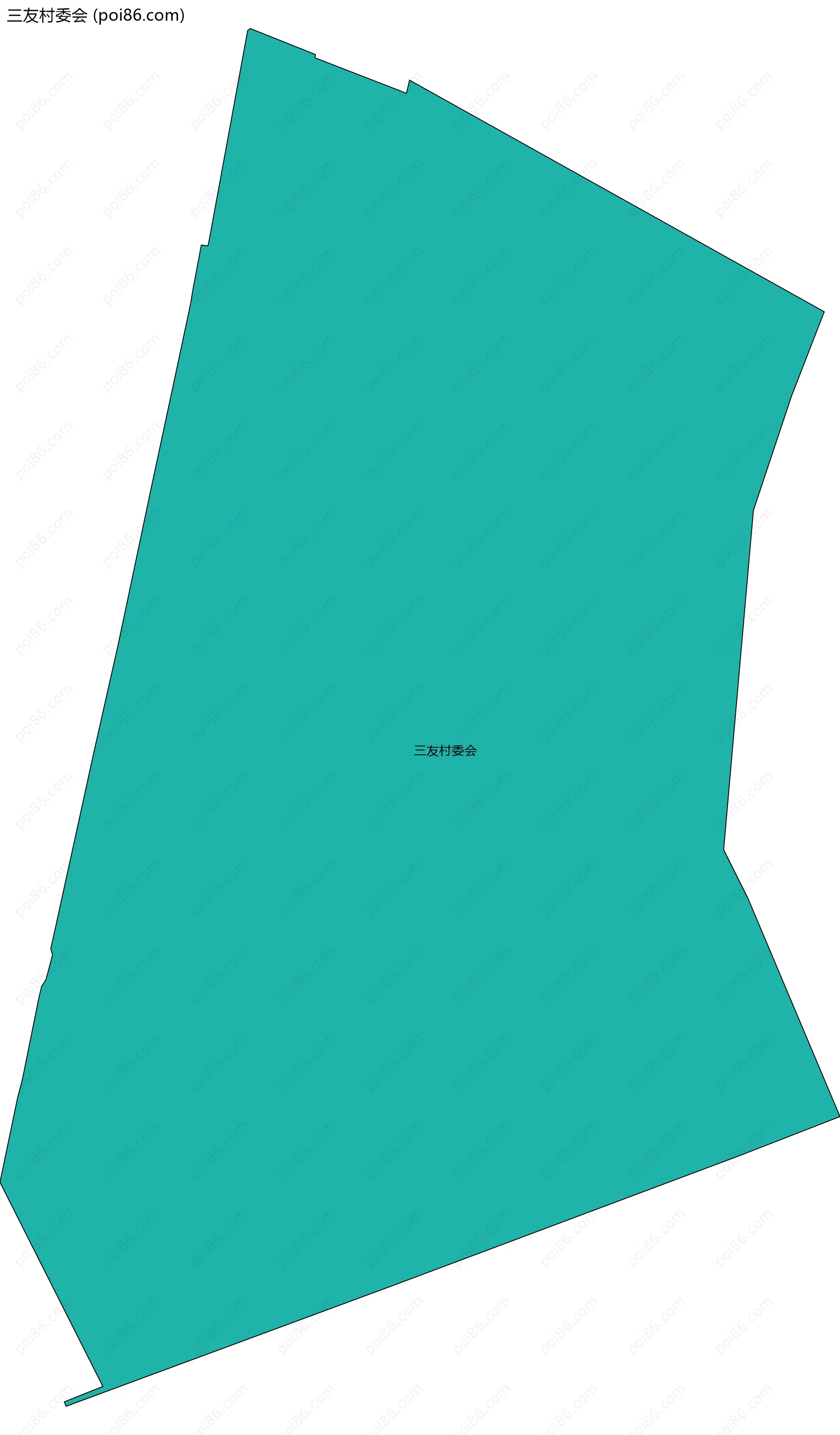 三友村委会边界地图