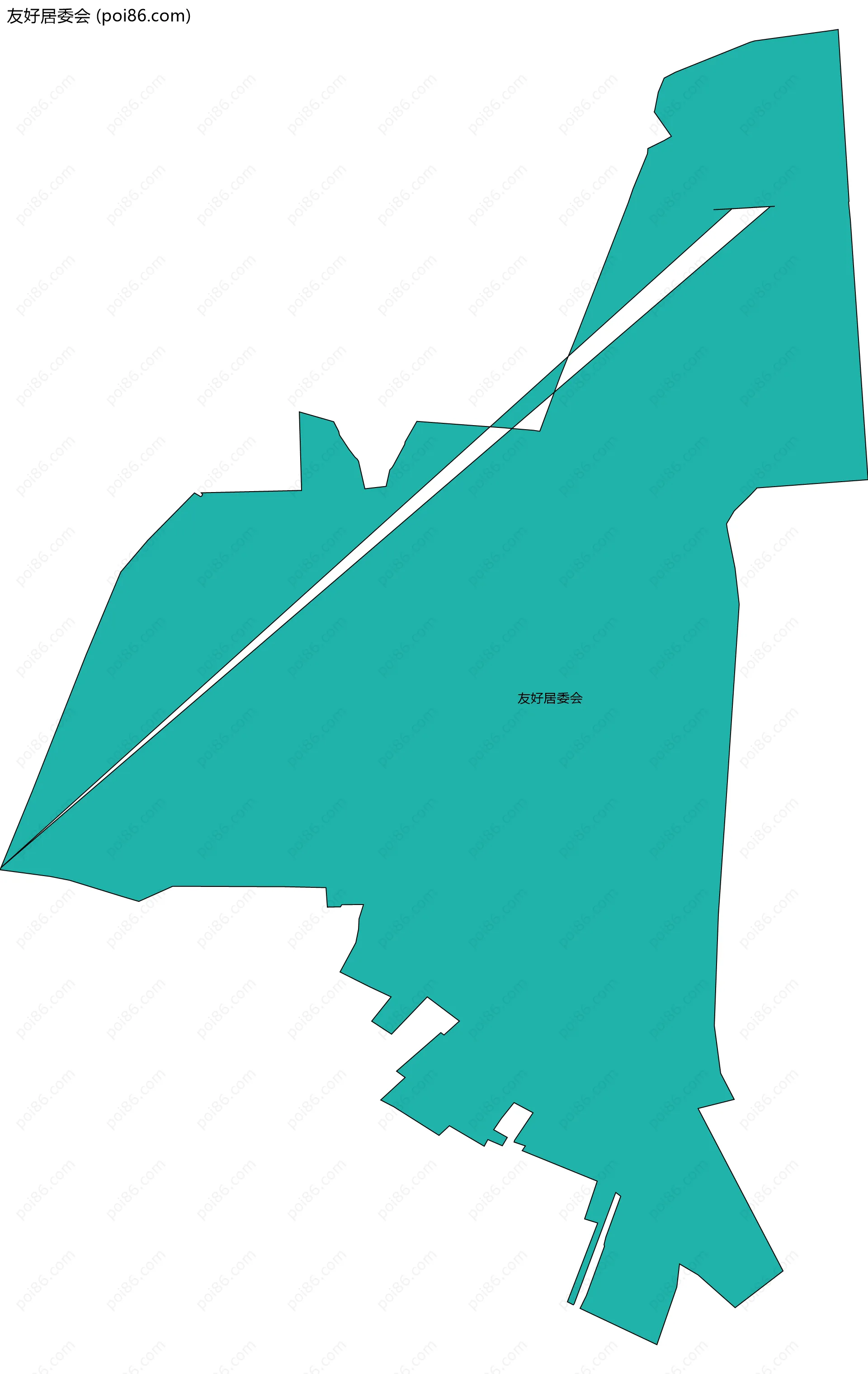 友好居委会边界地图