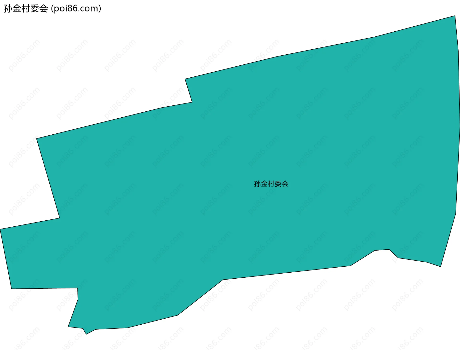 孙金村委会边界地图