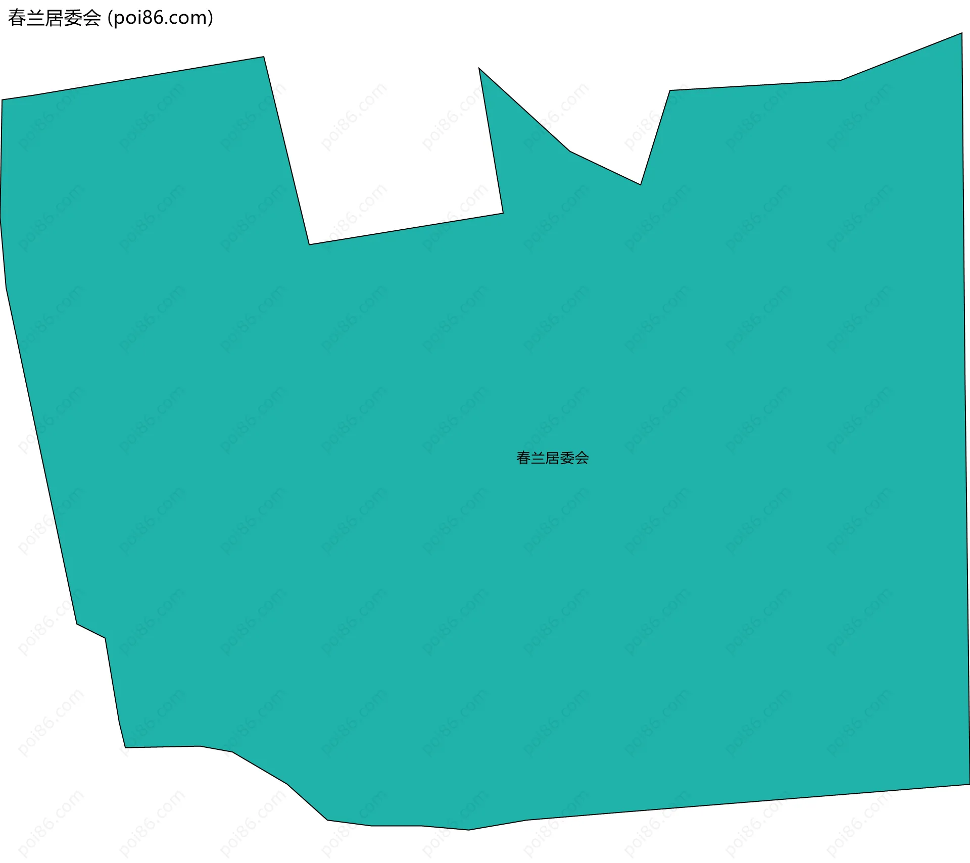 春兰居委会边界地图