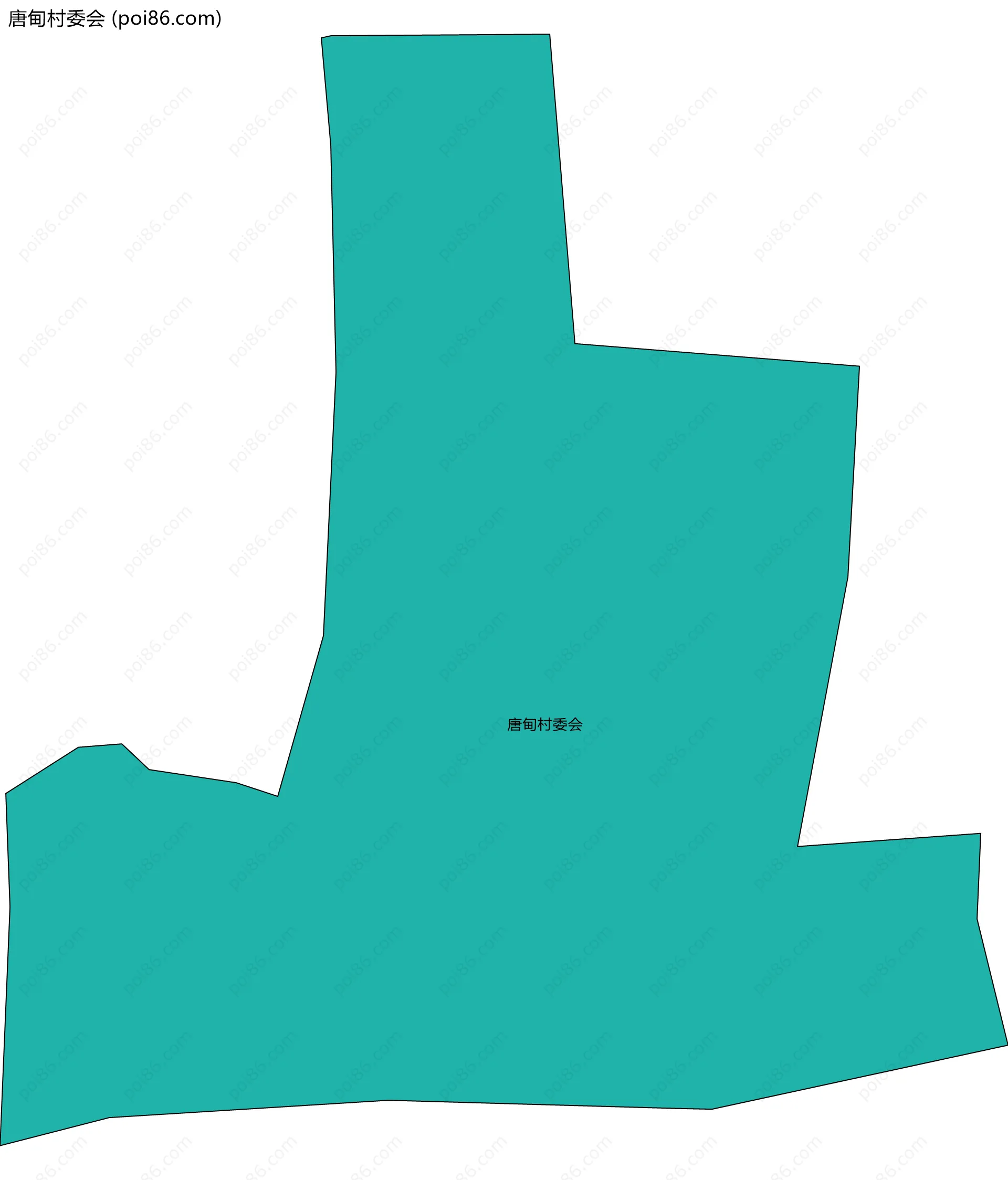 唐甸村委会边界地图