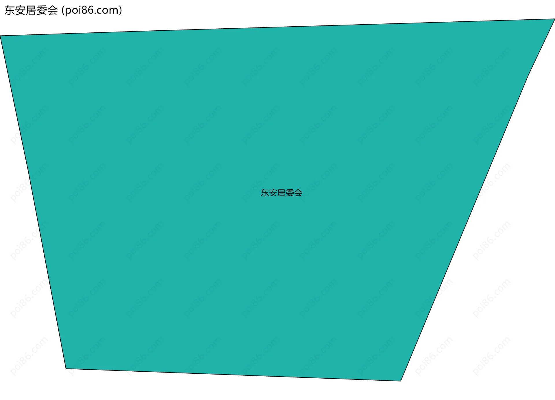 东安居委会边界地图