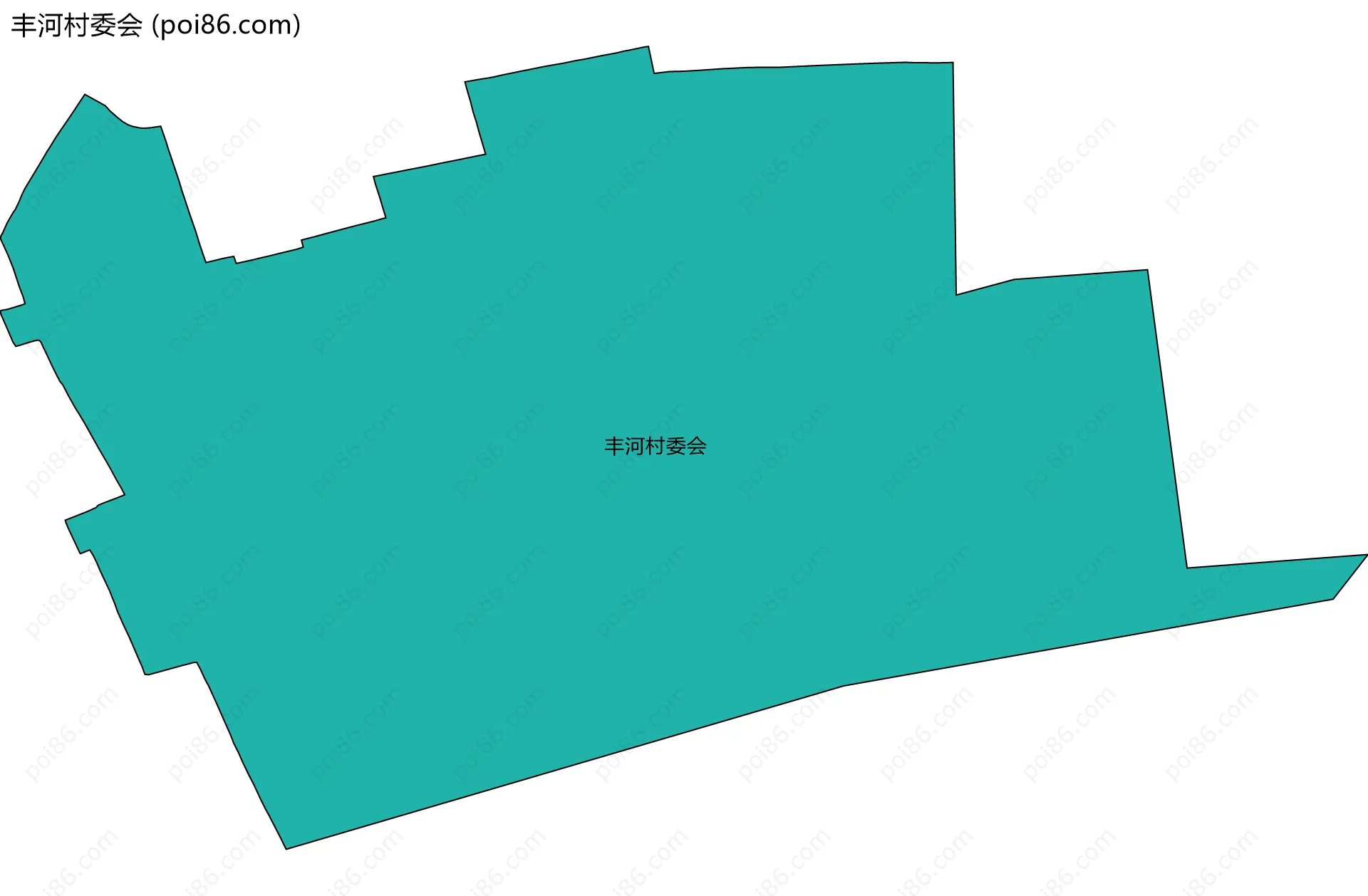 丰河村委会边界地图