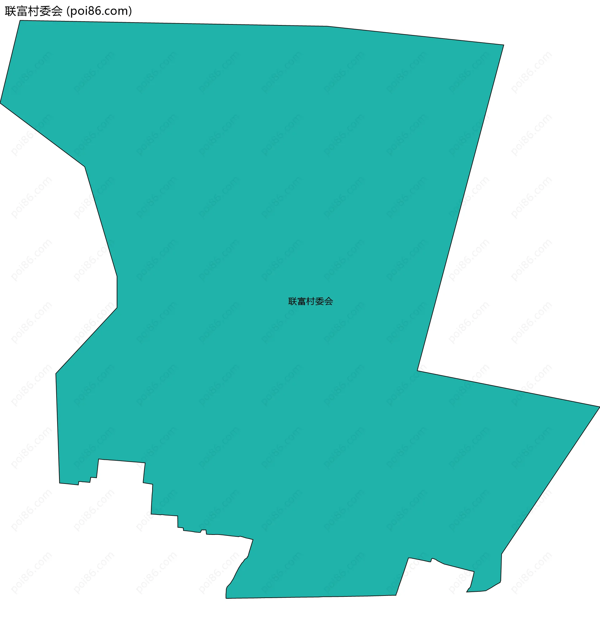 联富村委会边界地图