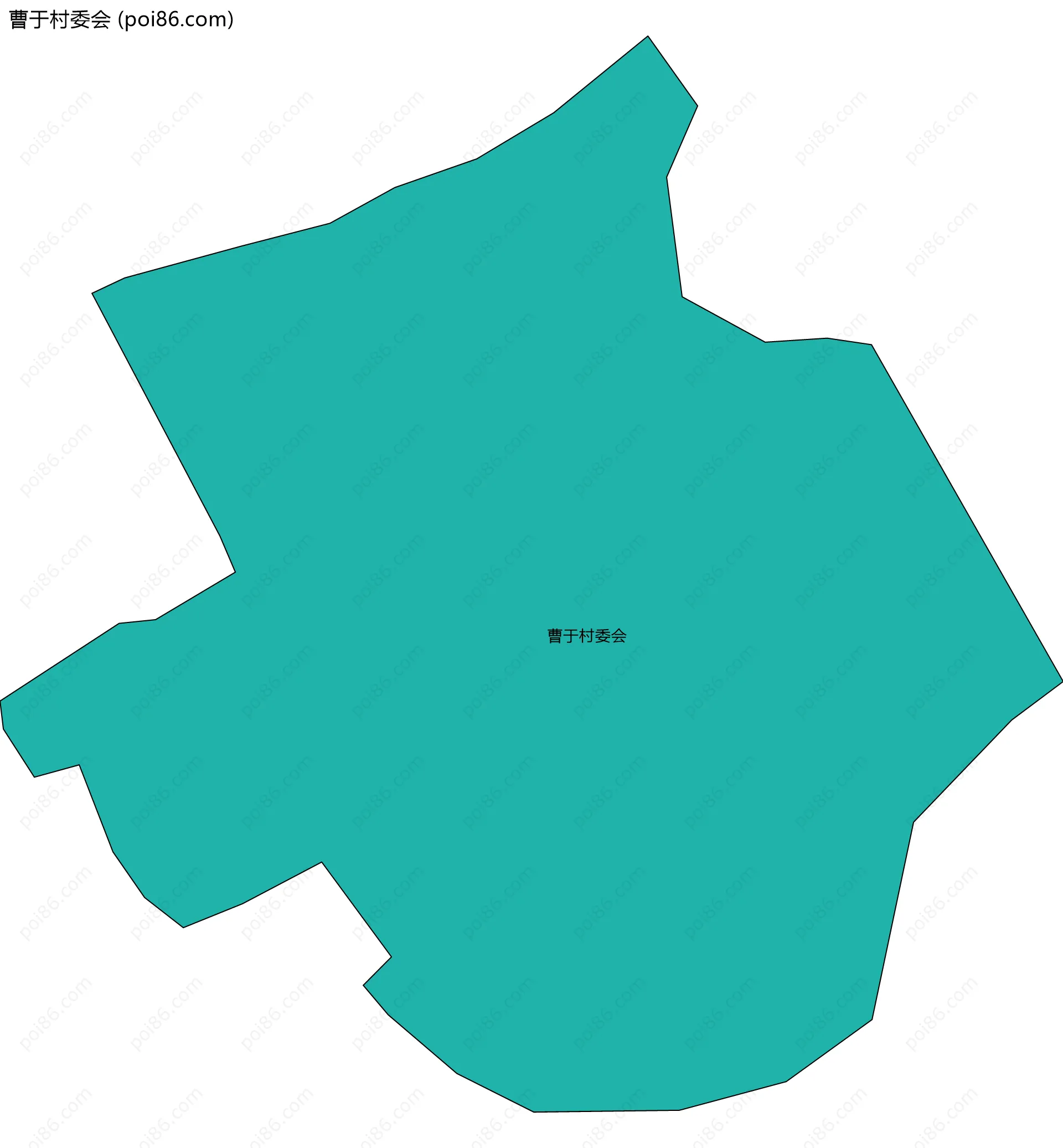 曹于村委会边界地图