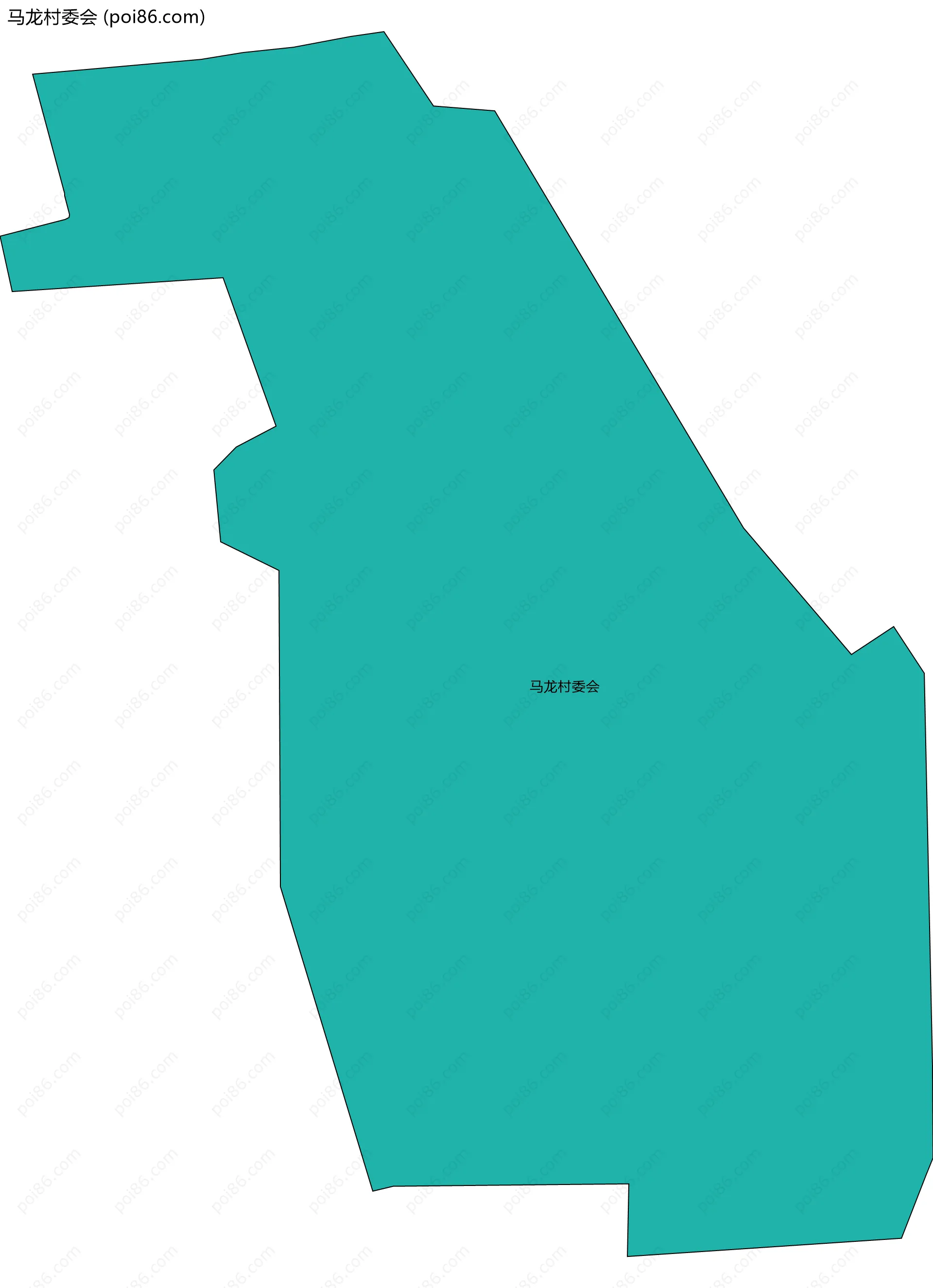 马龙村委会边界地图