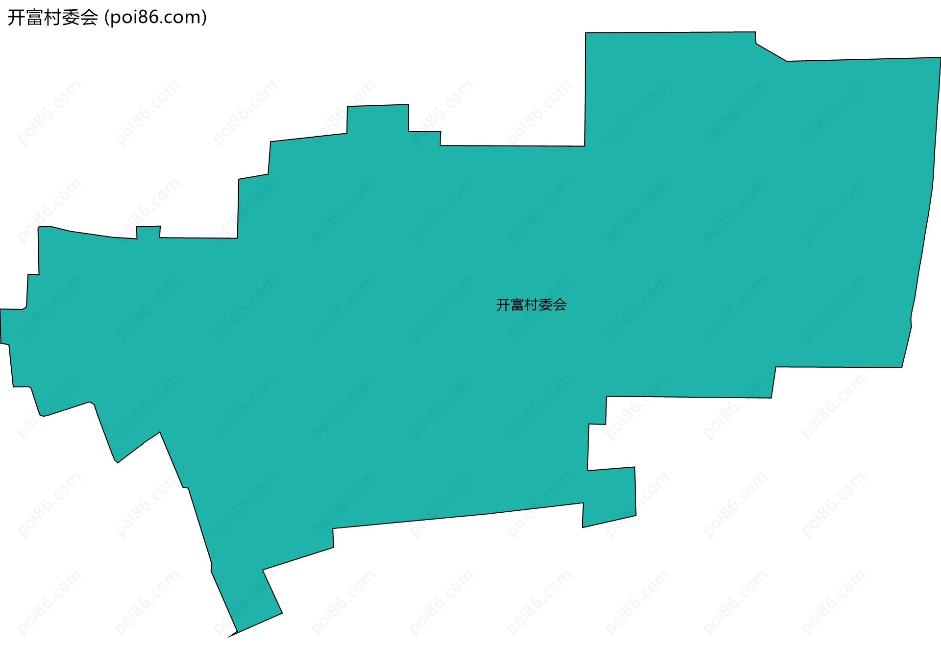 开富村委会边界地图