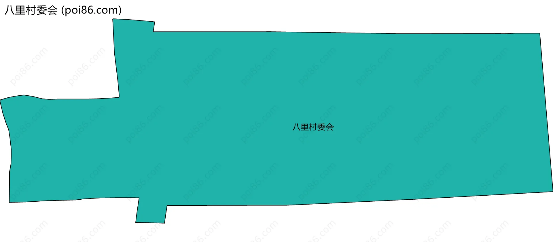 八里村委会边界地图