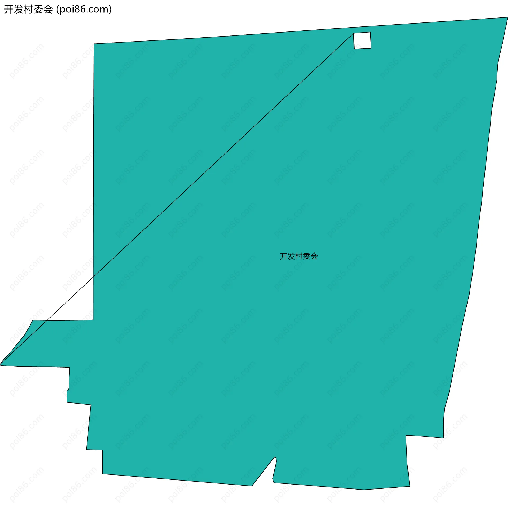 开发村委会边界地图