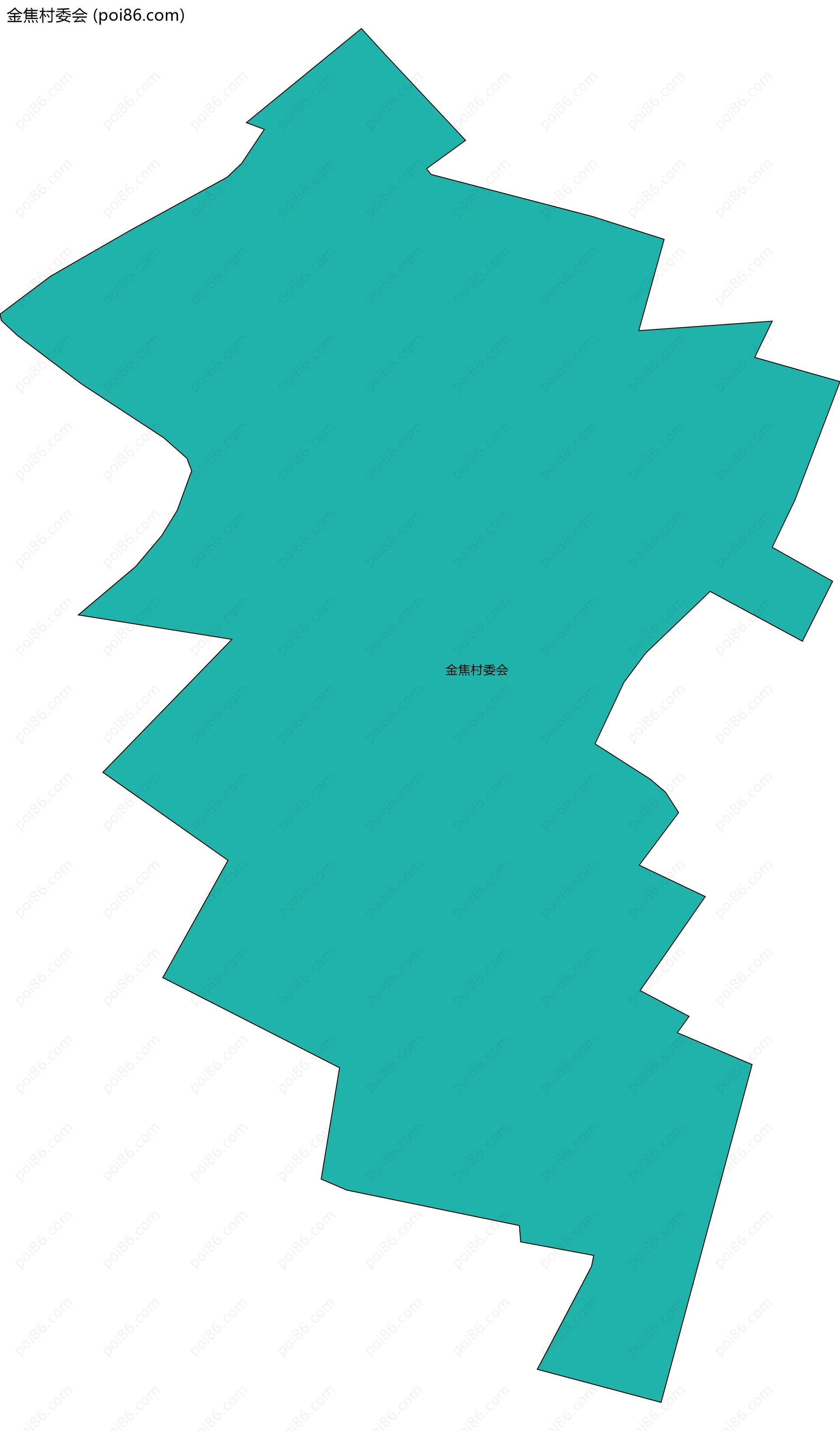 金焦村委会边界地图