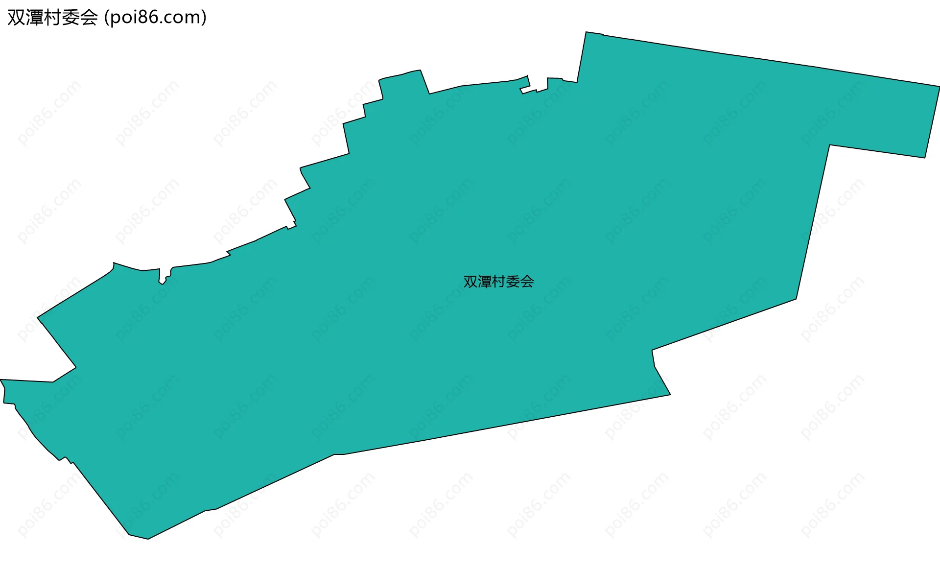 双潭村委会边界地图