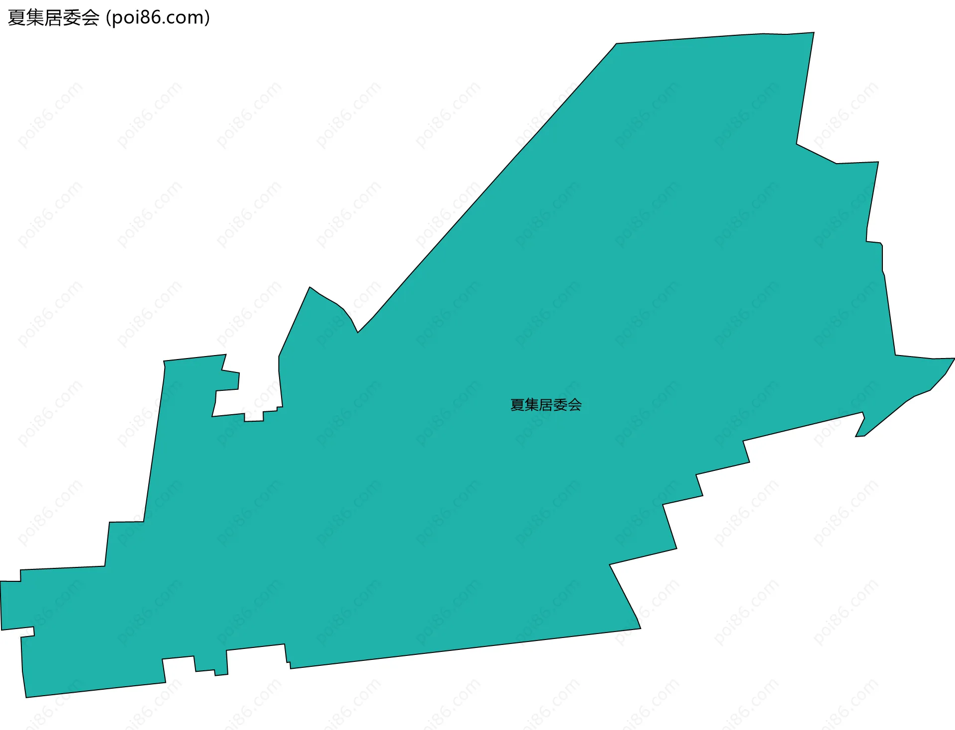 夏集居委会边界地图