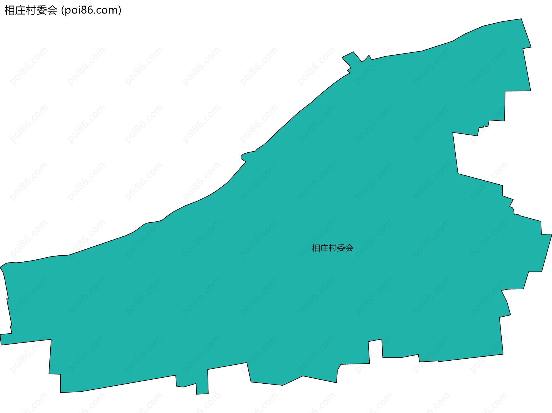 相庄村委会边界地图