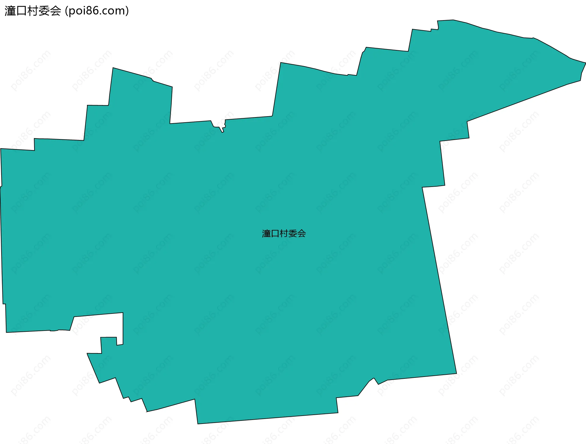 潼口村委会边界地图