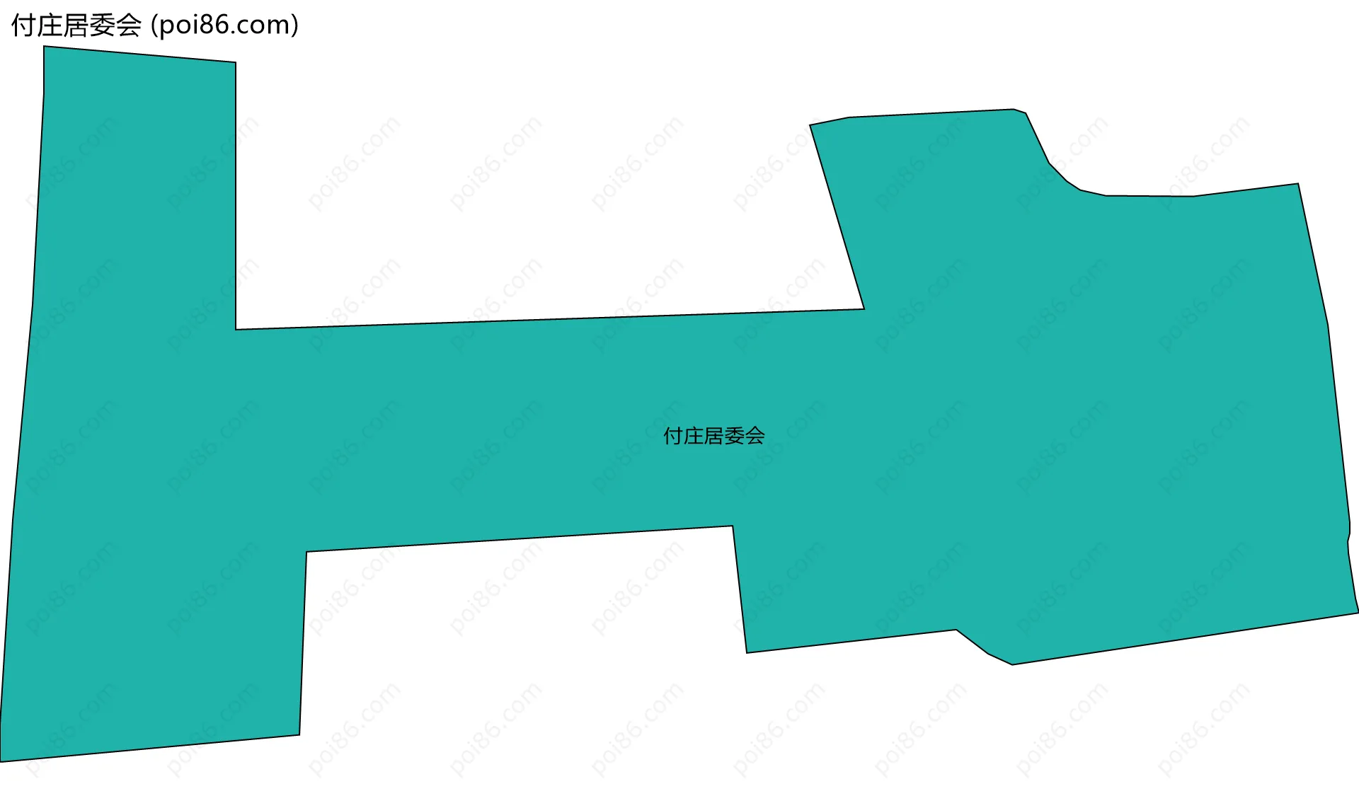 付庄居委会边界地图