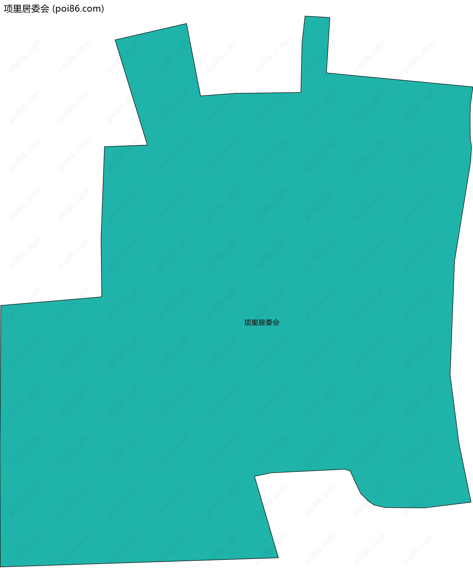 项里居委会边界地图