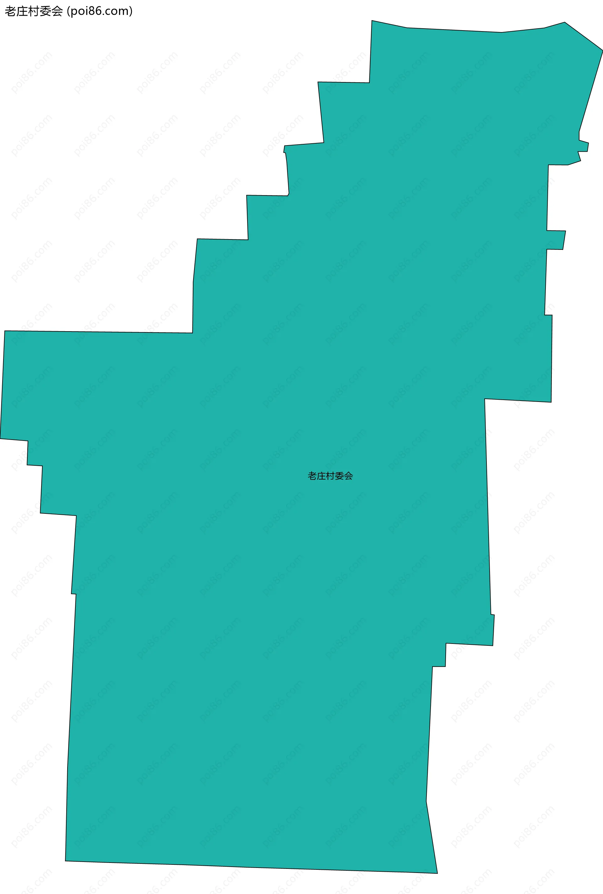老庄村委会边界地图