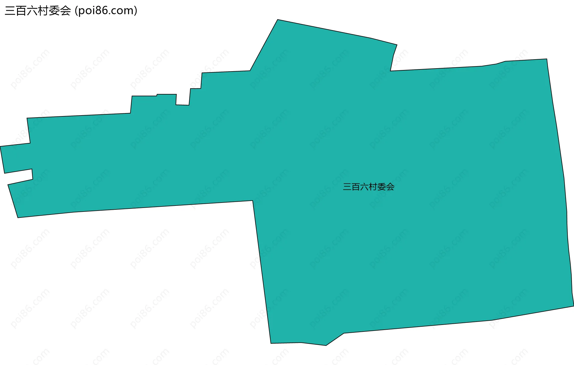 三百六村委会边界地图