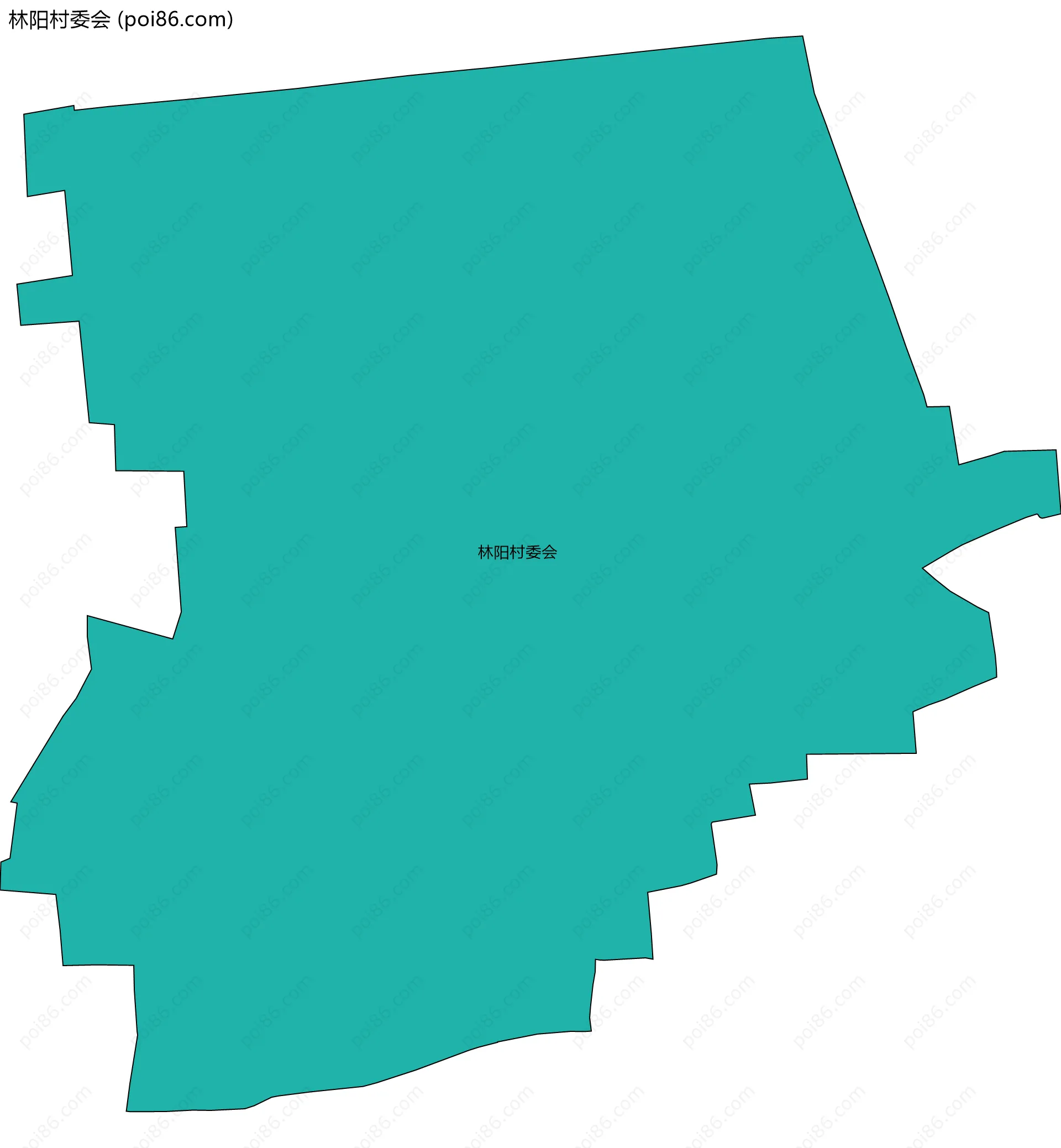 林阳村委会边界地图