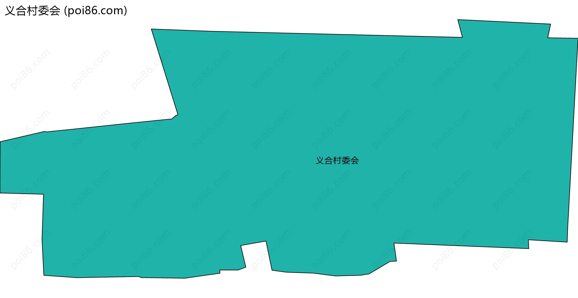 义合村委会边界地图