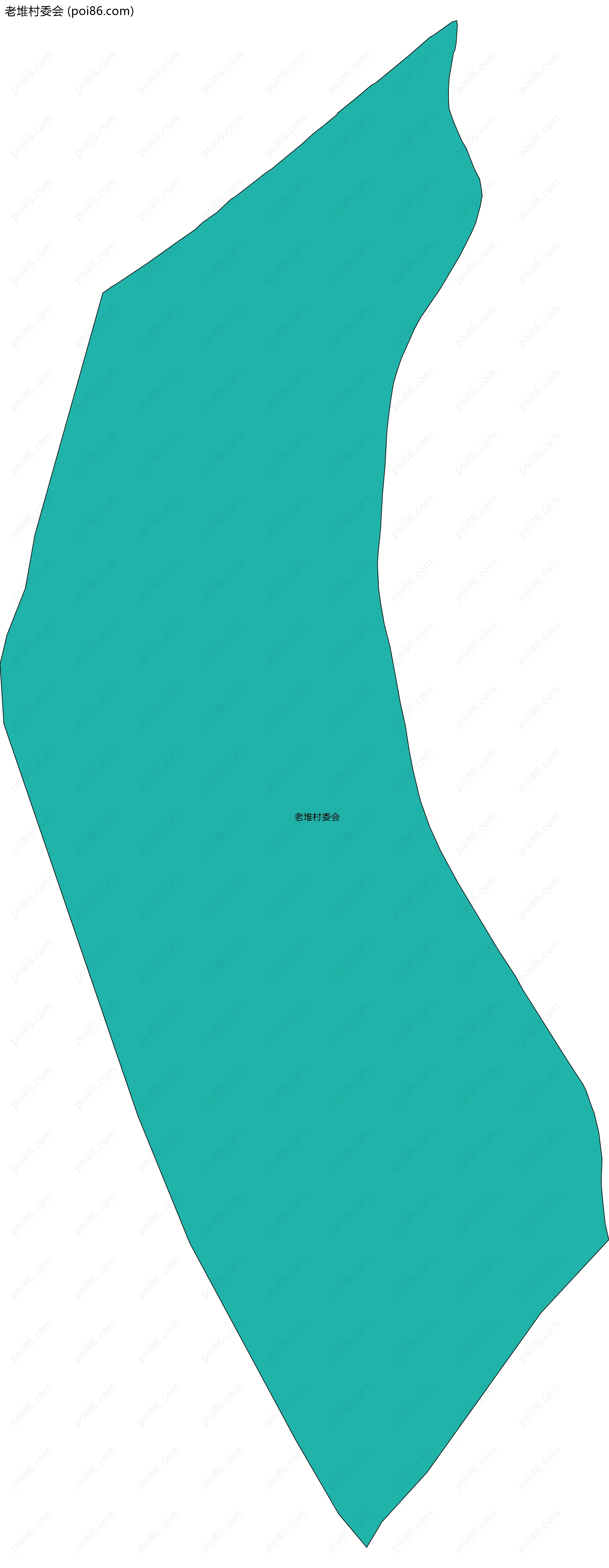 老堆村委会边界地图