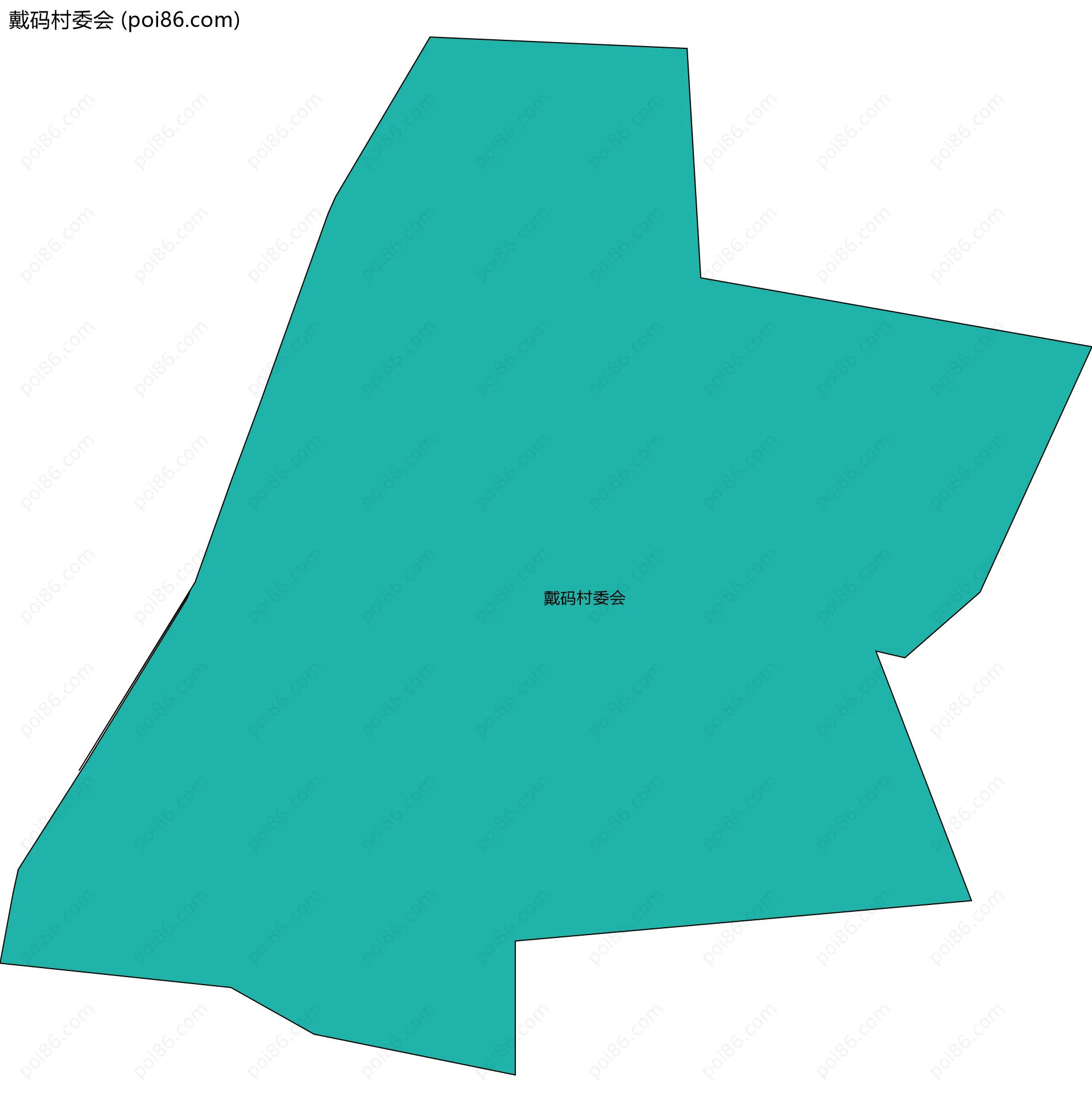 戴码村委会边界地图