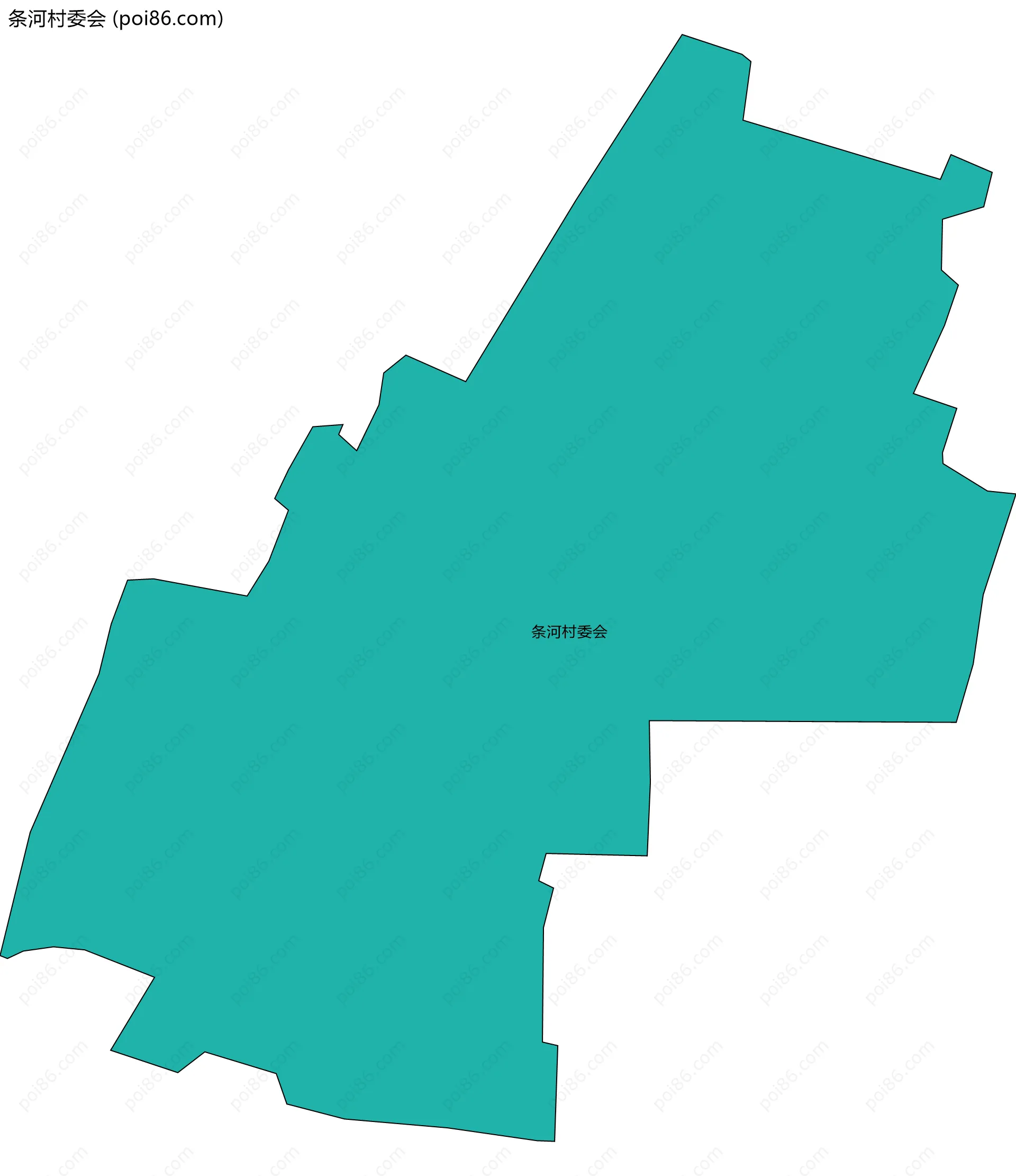 条河村委会边界地图