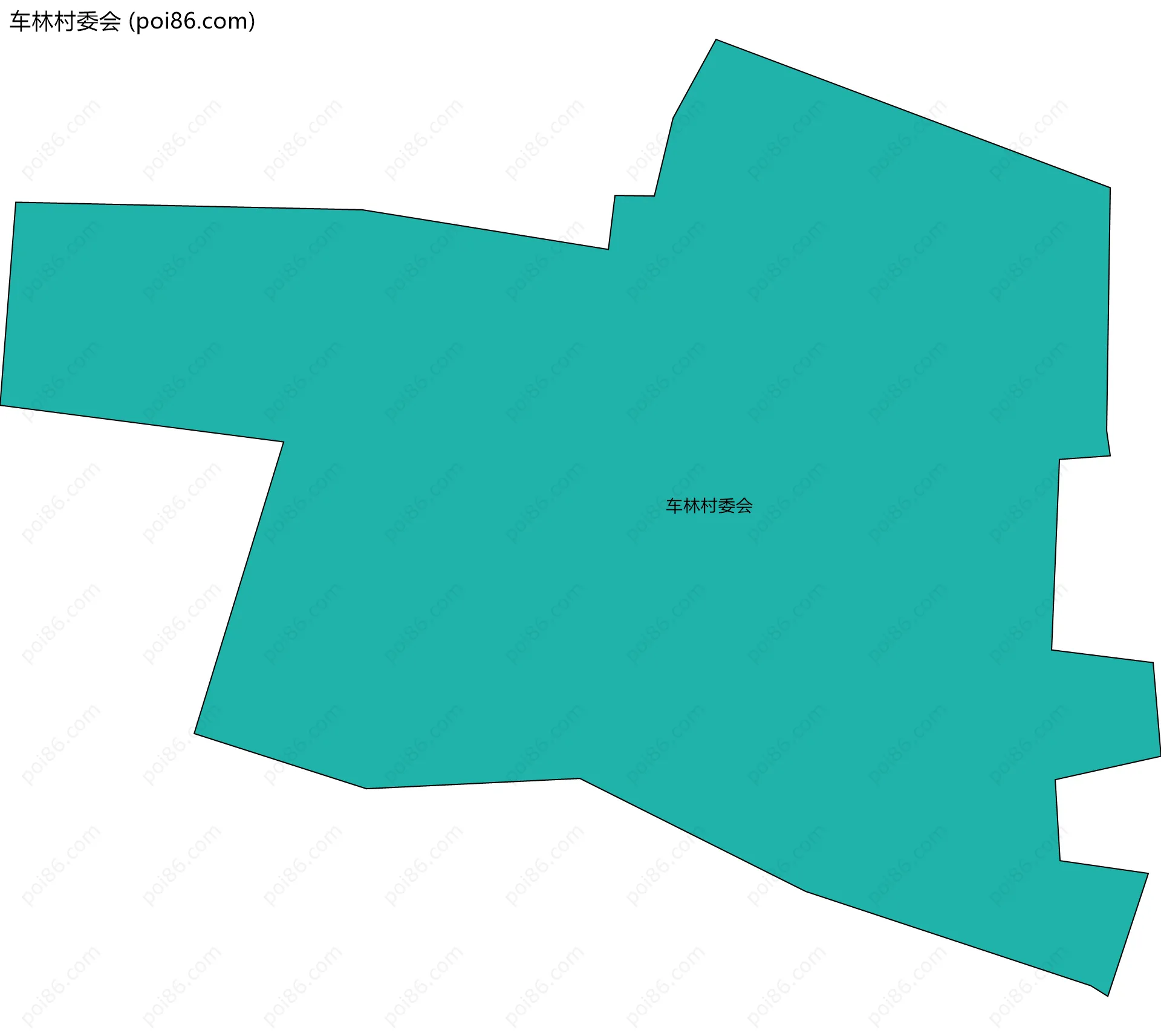 车林村委会边界地图