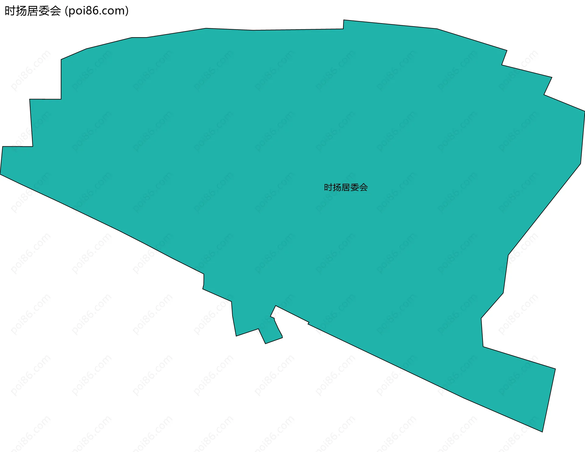 时扬居委会边界地图