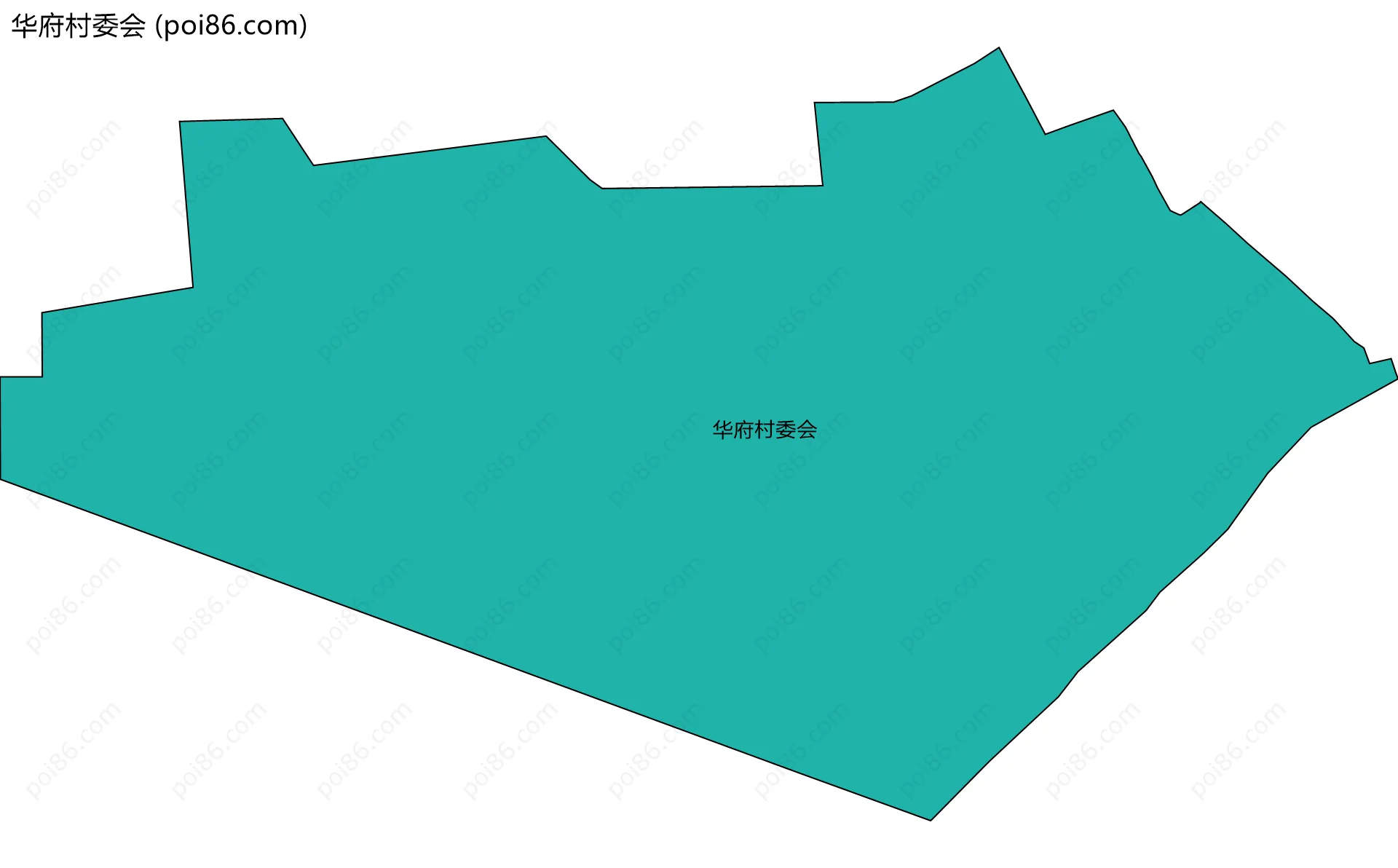 华府村委会边界地图